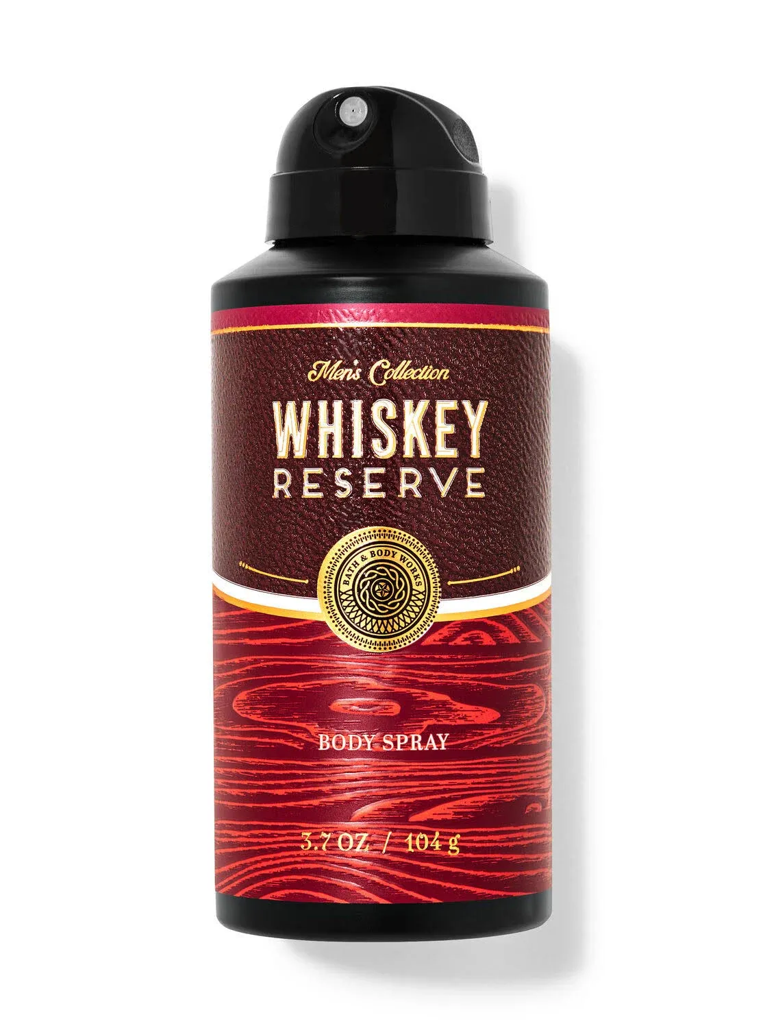 Bath &amp; Body Works WHISKEY RESERVE Deodorant Deodorizing Body Spray for Men 3.7OZ