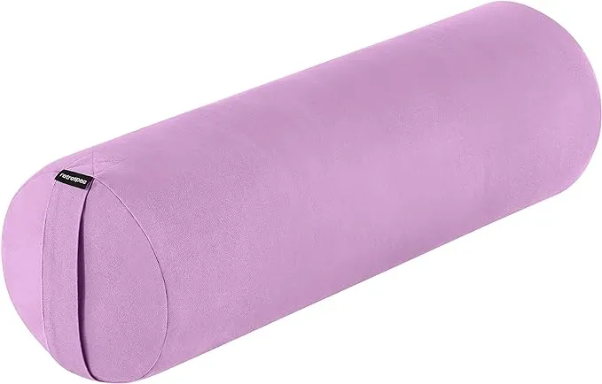 Retrospec Retrospec Sequoia Yoga Bolster Pillow - Meditation Cushion for Yoga Practices - Includes Machine Washable 100% Cotton Cover & Durable Carry Handle