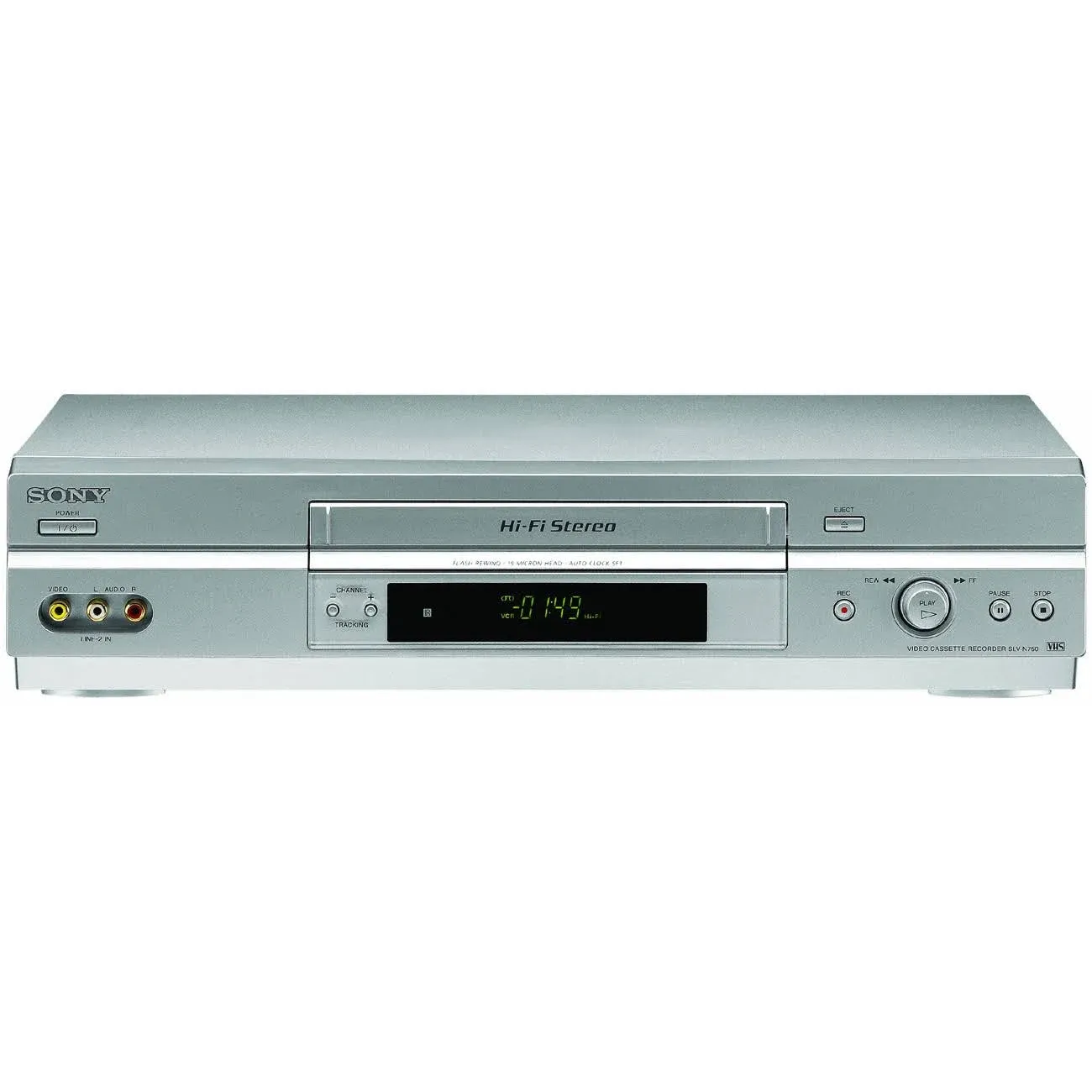 Sony SLV-N750 Full Chassis 4-Head Hi-Fi VCR (Renewed)