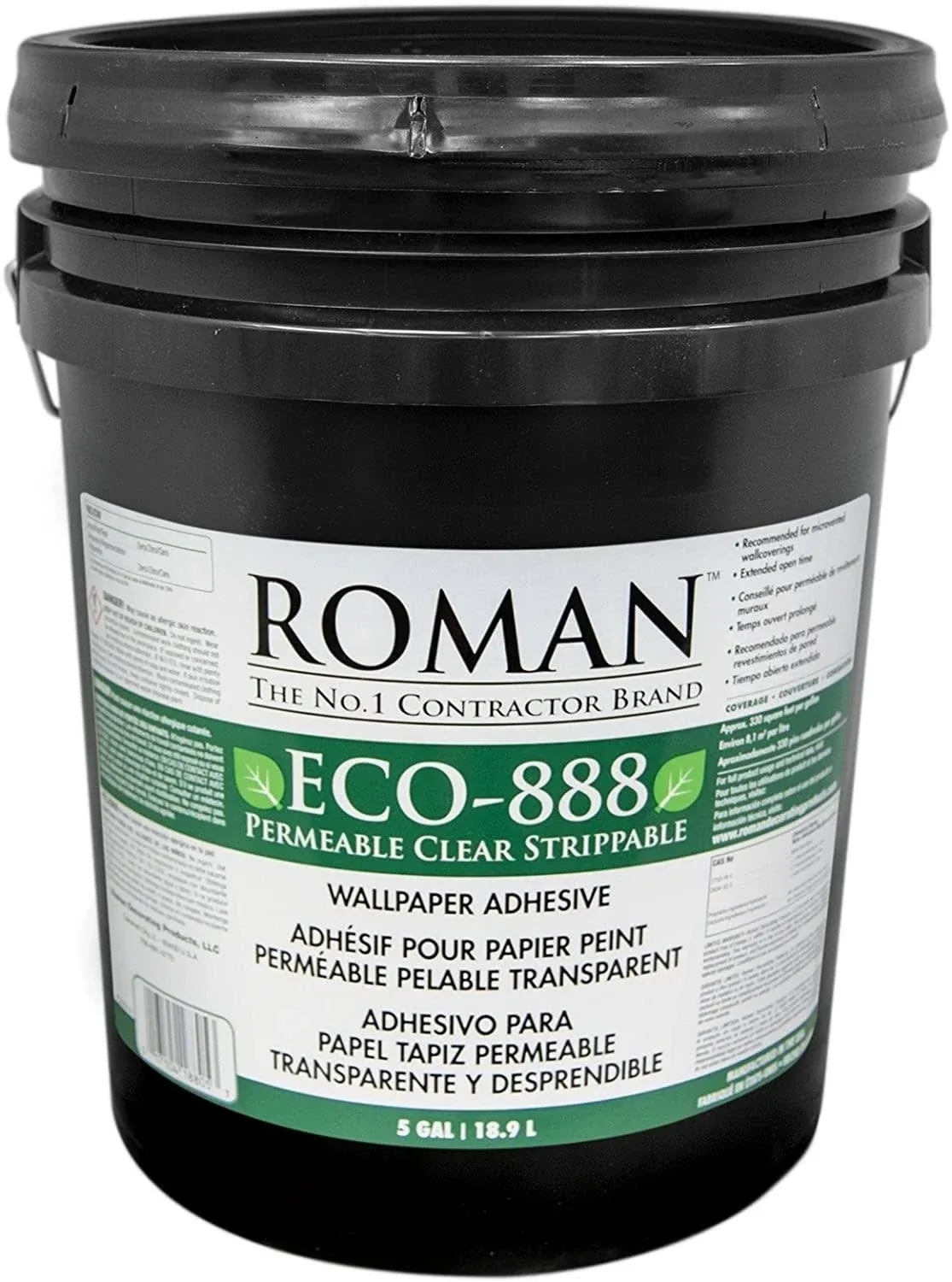 Roman Products ECO-888 Strippable Wallpaper Adhesive