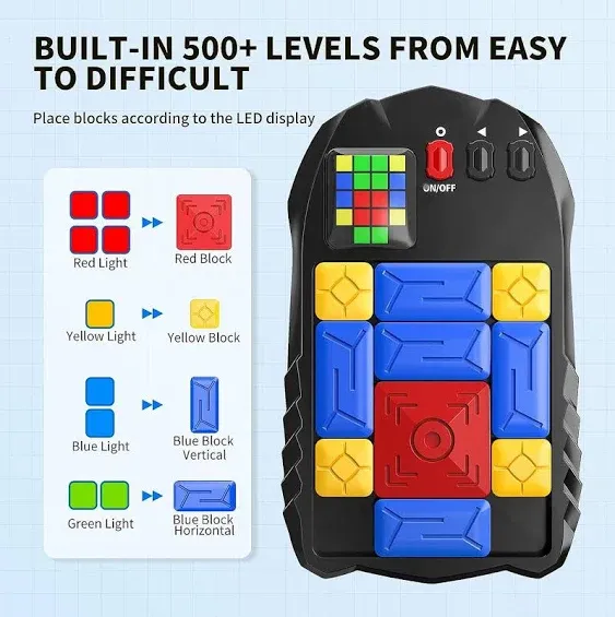 Super Slide Puzzle Games, Original 500+ Challenges Brain Teaser Puzzle, Stem Toys ...