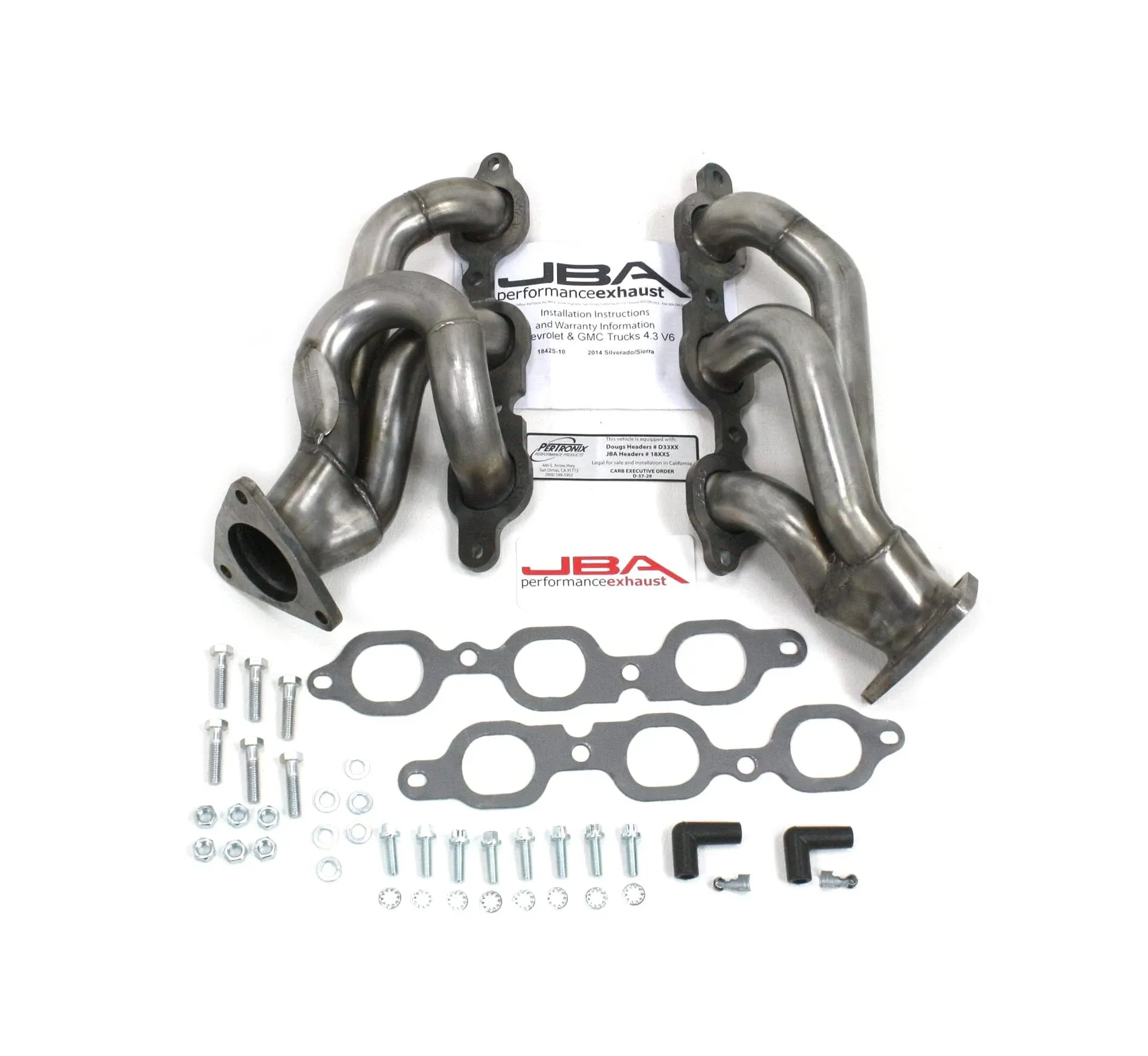 JBA 1842S-10 JBA Performance Exhaust 1842S-10 Header Shorty Stainless Steel 2014