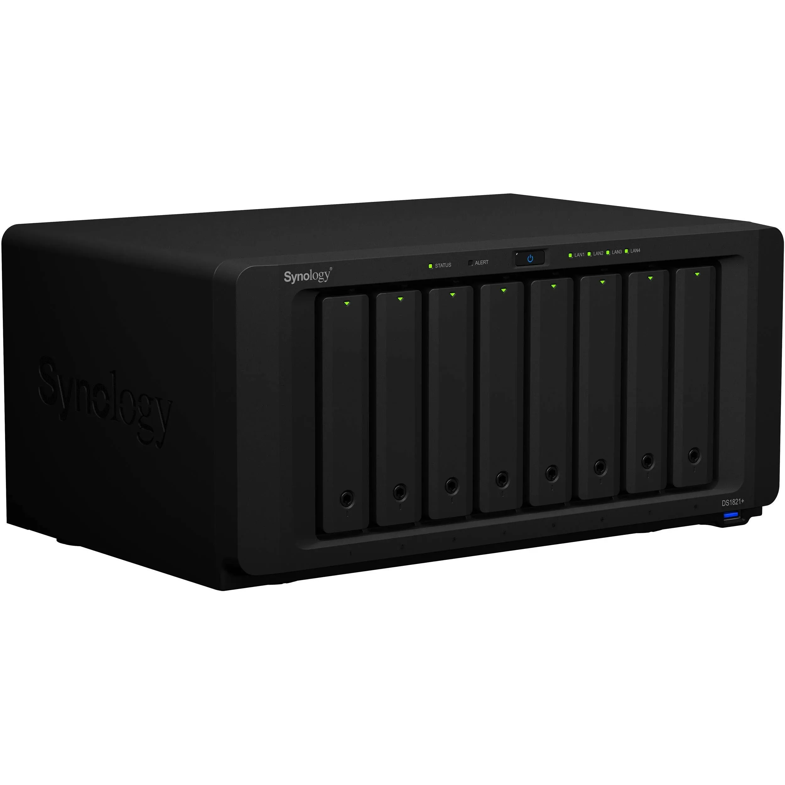 Synology Disk Station DS1821+ - NAS Server - 8 Bays - SATA 6Gb/s - Raid Raid 0, 1, 5, 6, 10, JBOD - Ram 4 GB - Gigabit Ethernet - iSCSI Support