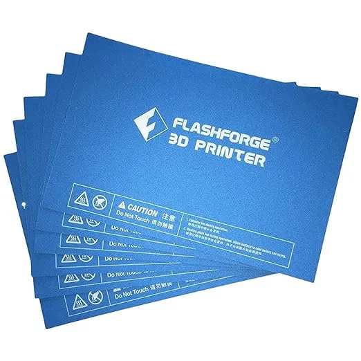 FlashForge Platform Sticker for Creator Pro and Dreamer, 6 Pcs Kit (Pack of 6) 232 x 154 mm