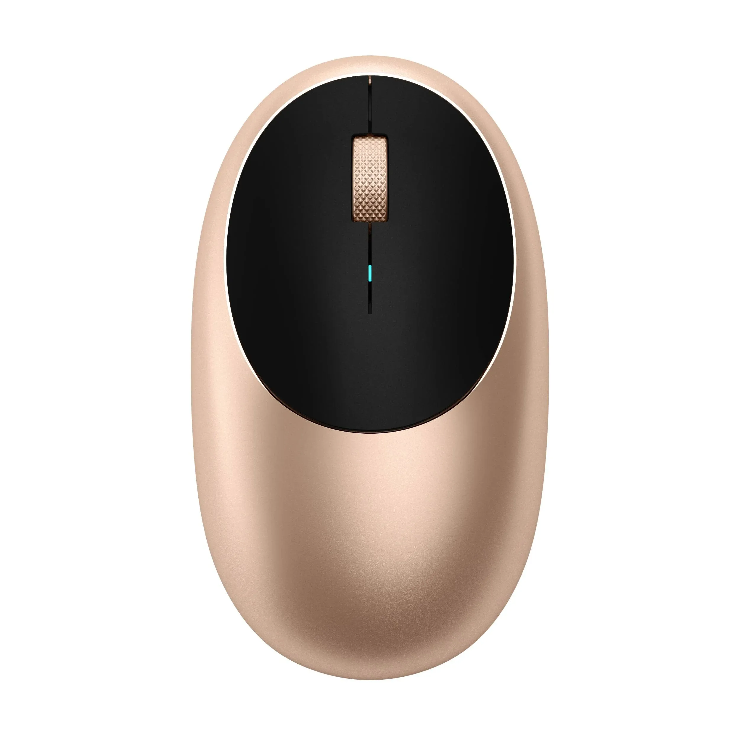 Satechi Aluminum M1 Bluetooth Wireless Mouse with Rechargeable Type-C Port - Compatible with 2022 MacBook Pro/Air M2, Mac Mini, iMac Pro/iMac, 2022 iPad Air M1, 2021 iPad Pro and More (Gold)