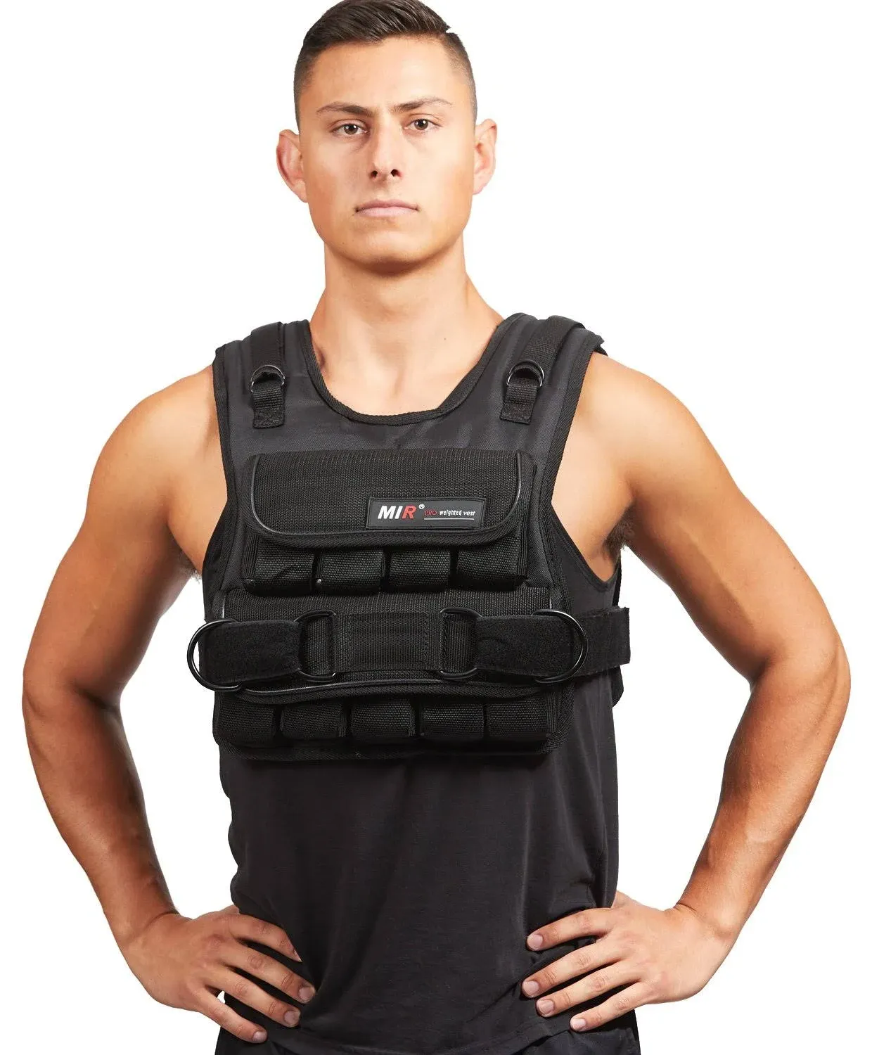 Mir Adjustable Weighted Vest, 40 lb