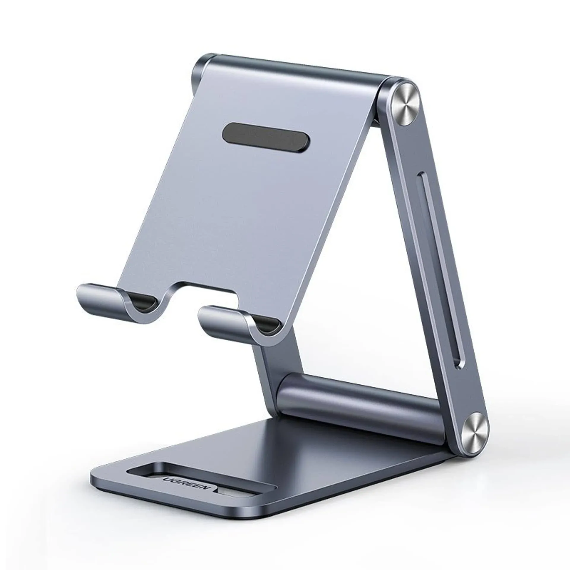 UGREEN Cell Phone Stand Desk Adjustable Aluminum Mobile Holder Grey