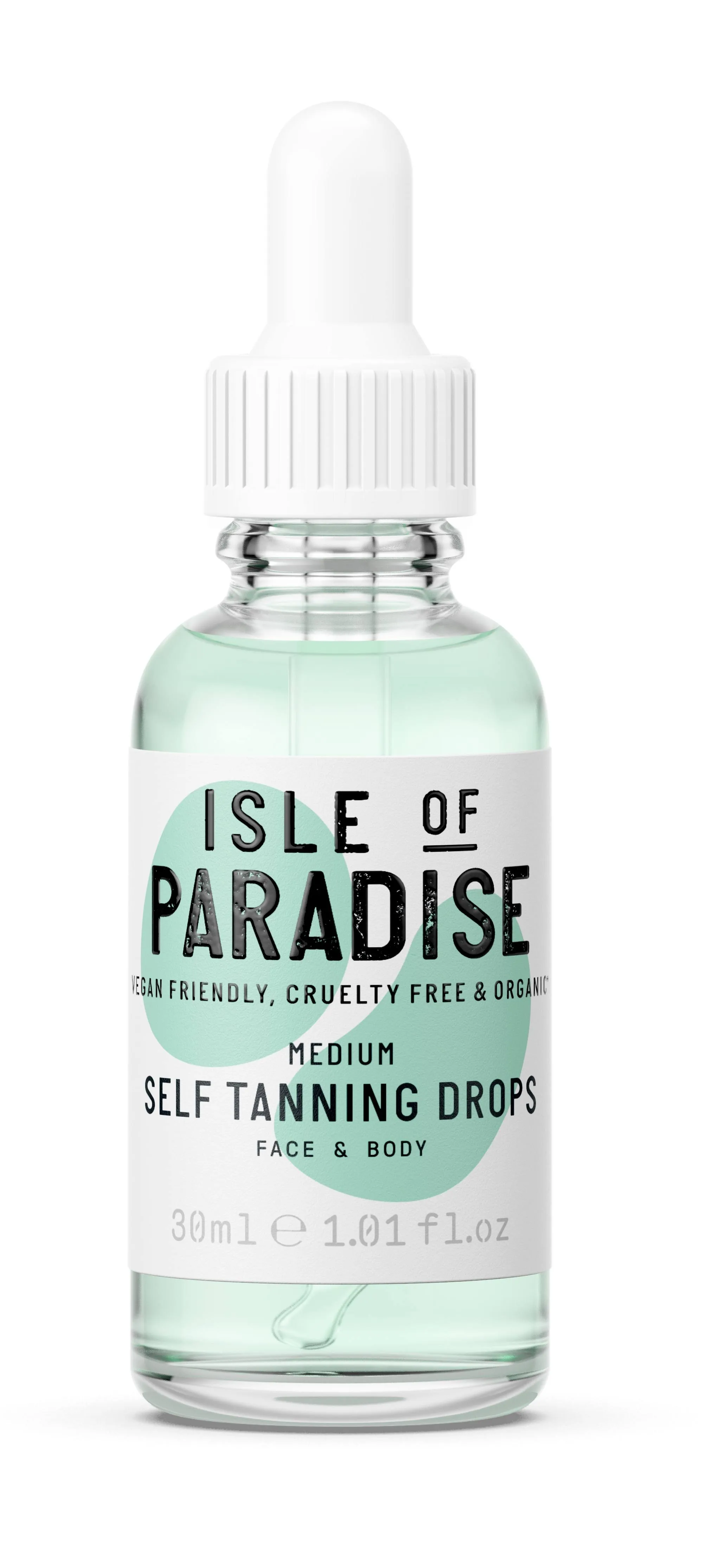 Isle of Paradise Self Tanning Drops - Color Correcting Self Tan Drops for Gradual Glow, Vegan and Cruelty Free, 1.01 Fl Oz