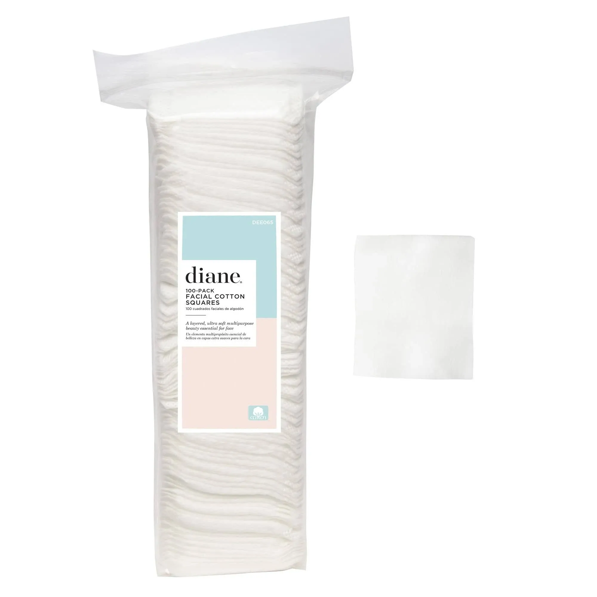 Diane Square Facial Cotton Pads 100pk