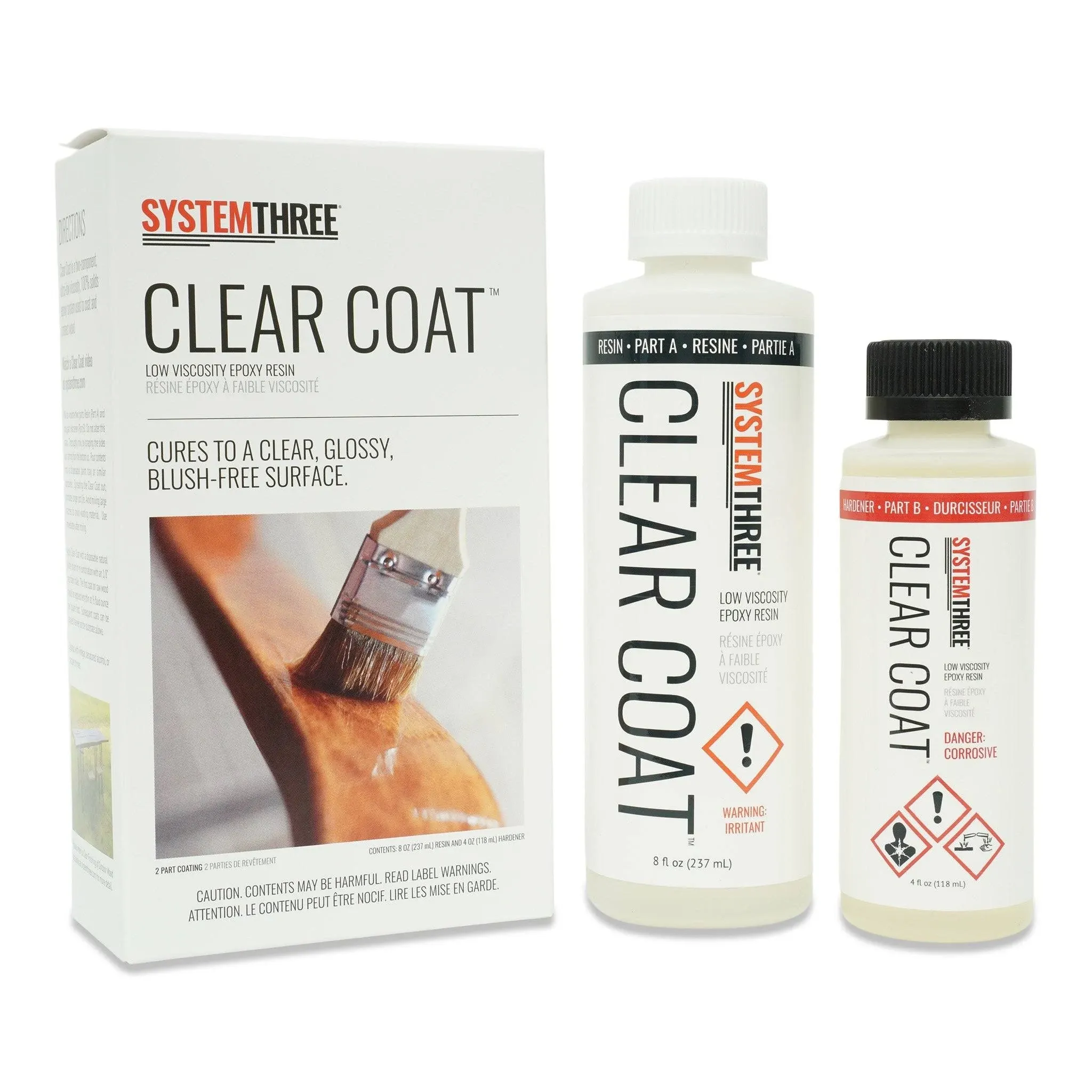 System Three Clear Coat Kit, 12 oz.