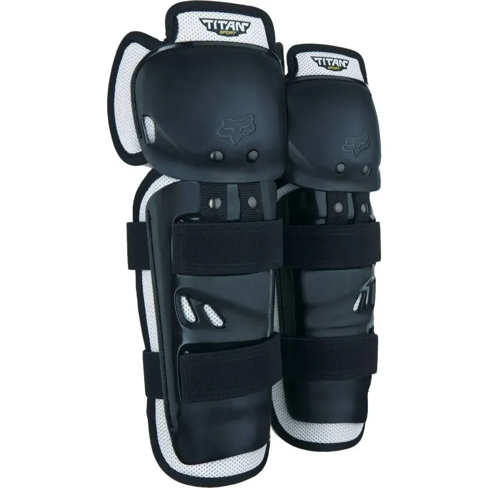 Fox Racing Titan Sport Knee/Shin Guard - Black