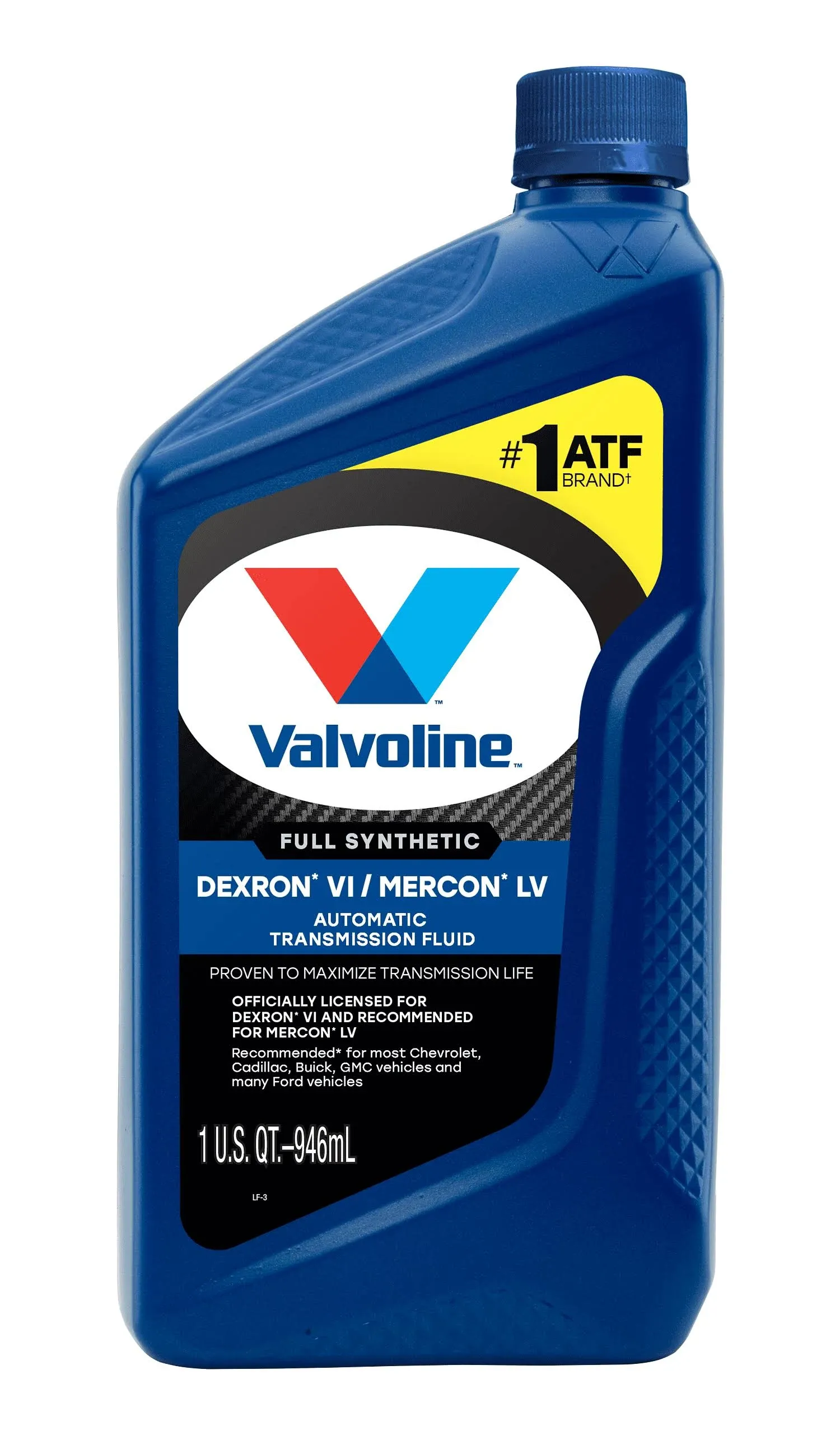 Valvoline DEXRON VI/MERCON LV Full Synthetic Automatic Transmission (ATF) 1 QT