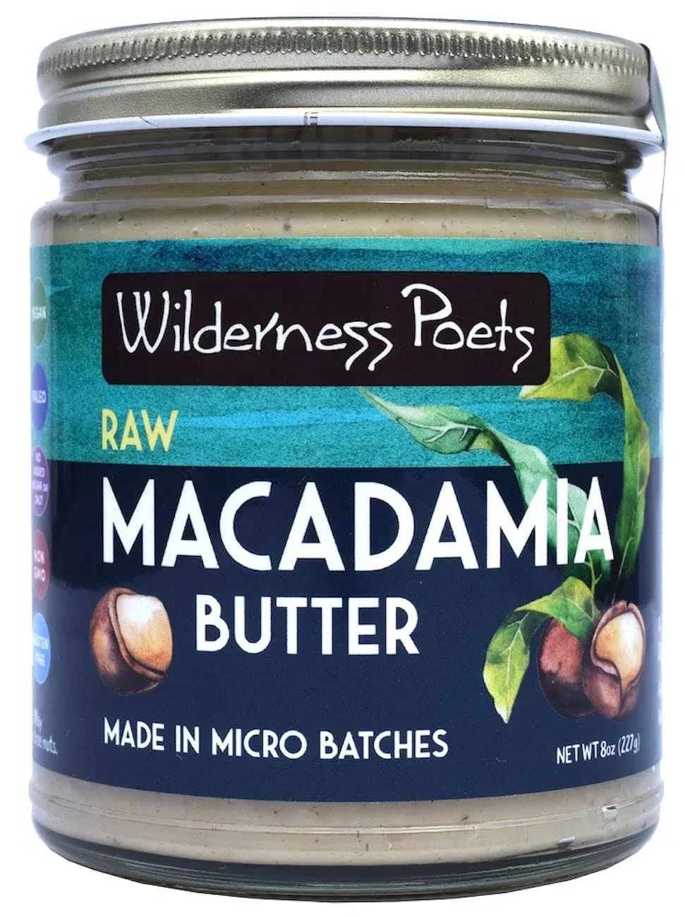 Wilderness Poets Raw Macadamia Butter