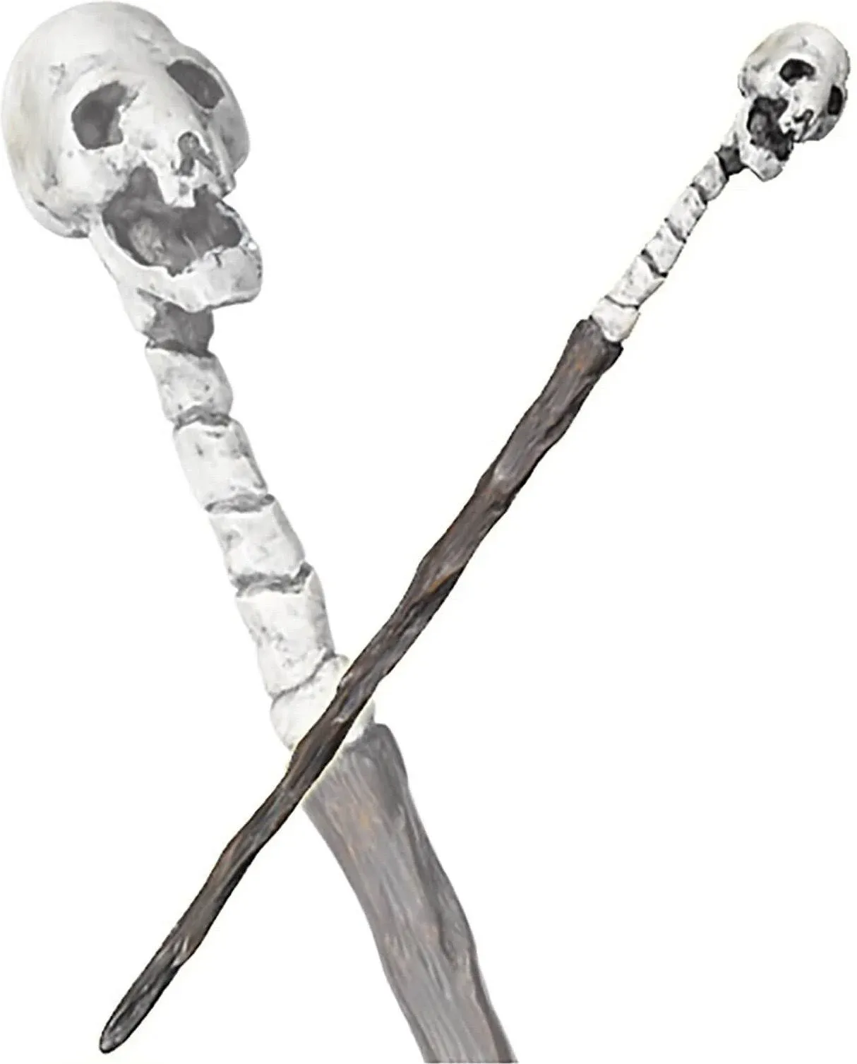 The Noble Collection - Death Eater Skull Character Wand - 14in 35cm Wizarding Wo