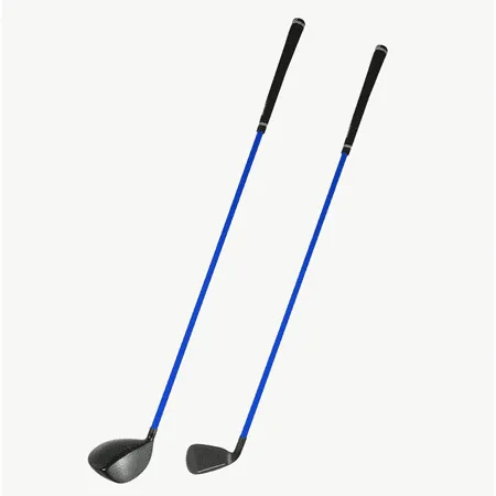 Lag Shot Driver + 7 Iron Combo Golf Club Swing Trainer Aid