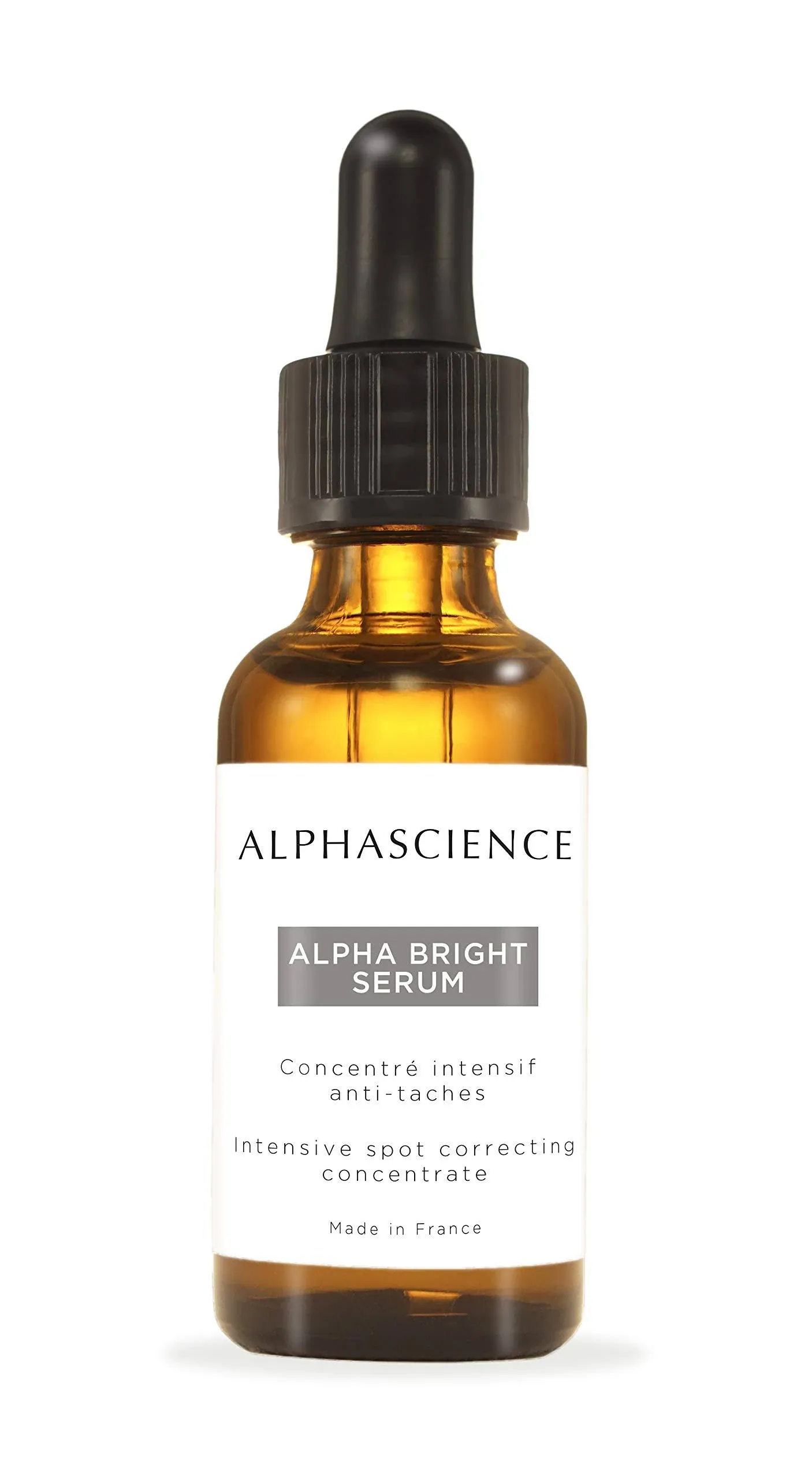 ALPHASCIENCE Alpha Bright Face Serum - for More Radiant Skin - Fragrance-Free & Preservative-Free - 20 ml / 0.68 fl. oz.