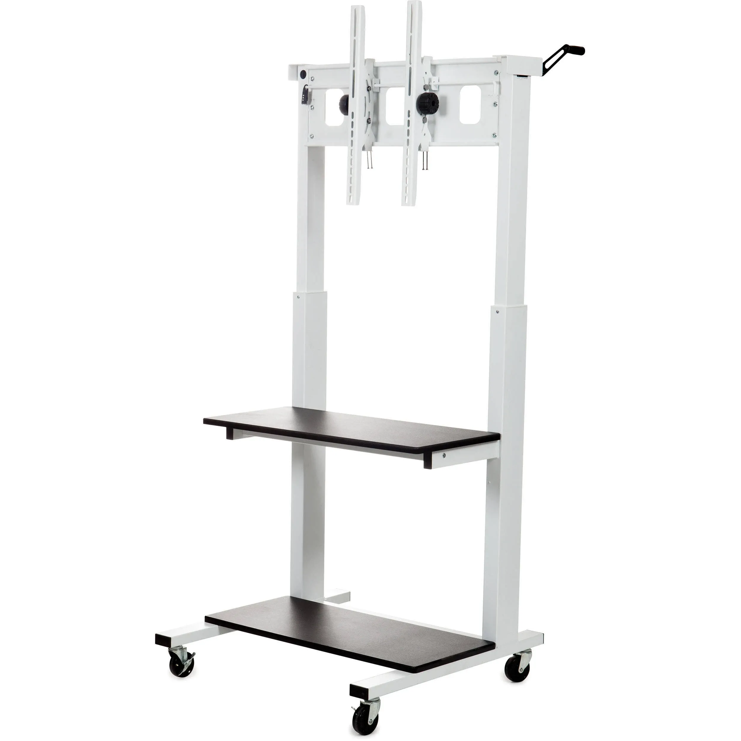 Luxor CLCD - Crank Adjustable Flat Panel TV Cart