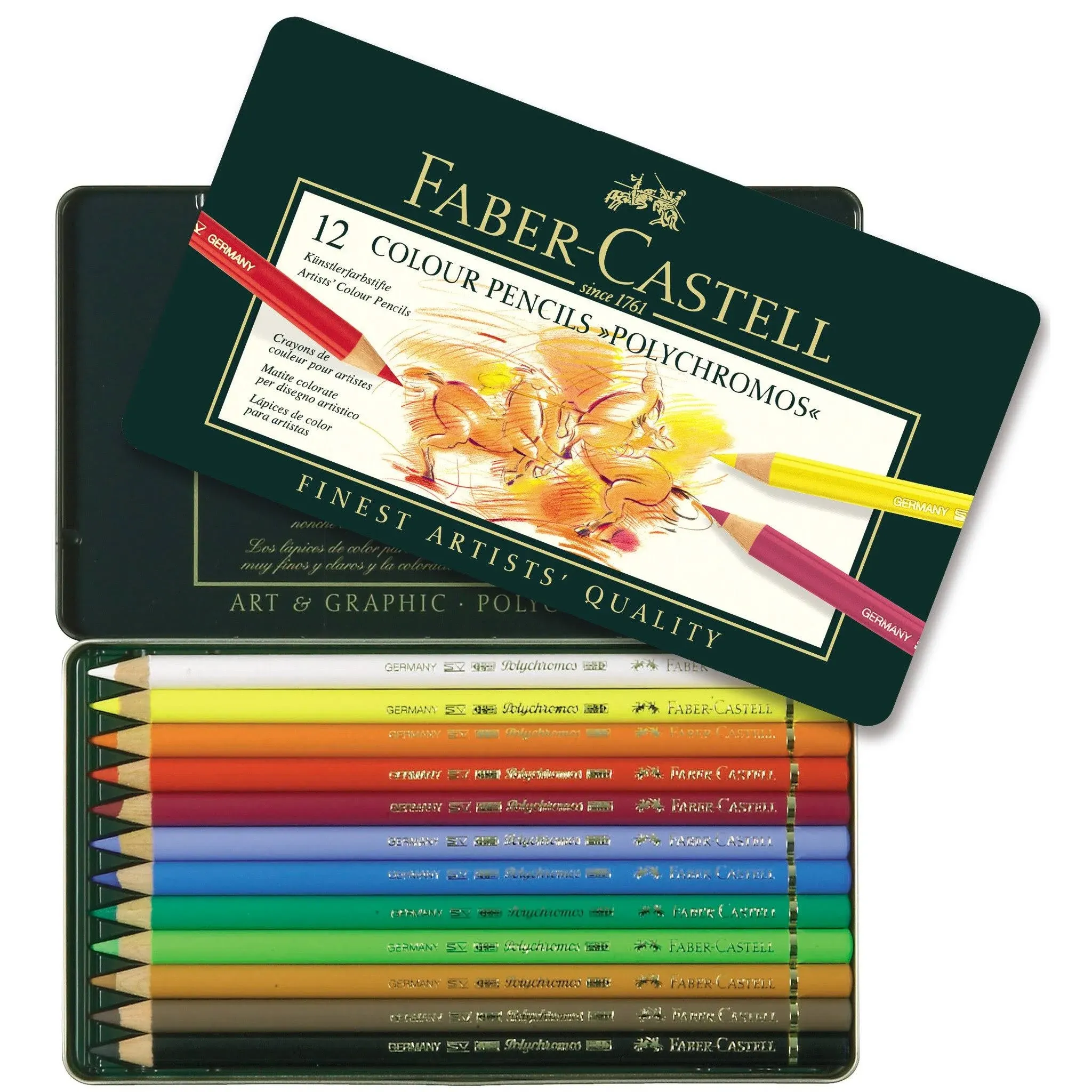 Faber-Castell Polychromos Colored Pencil Set of 12