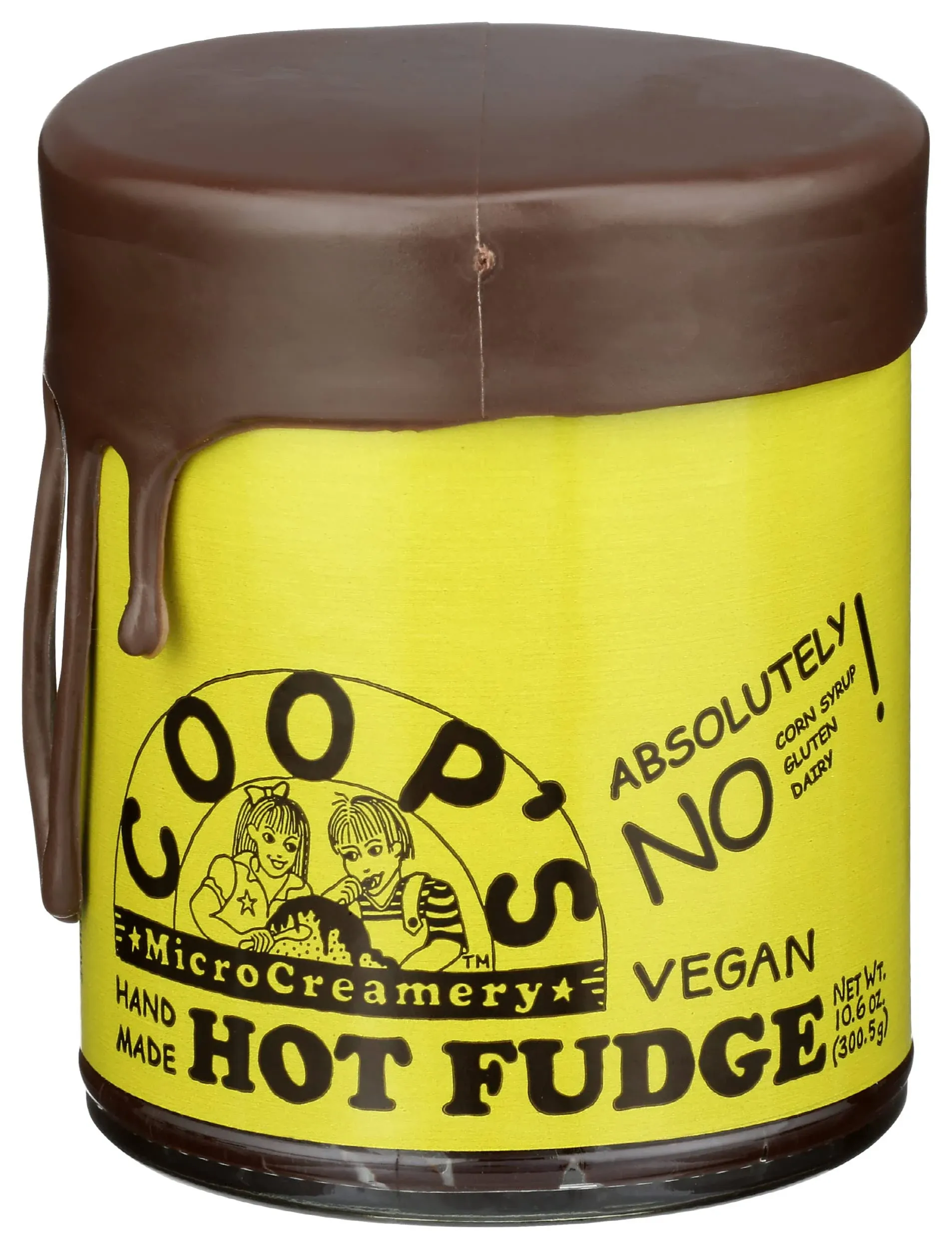 COOPS MICROCREAMERY Vegan Fudge Sauce, 10.6 OZ