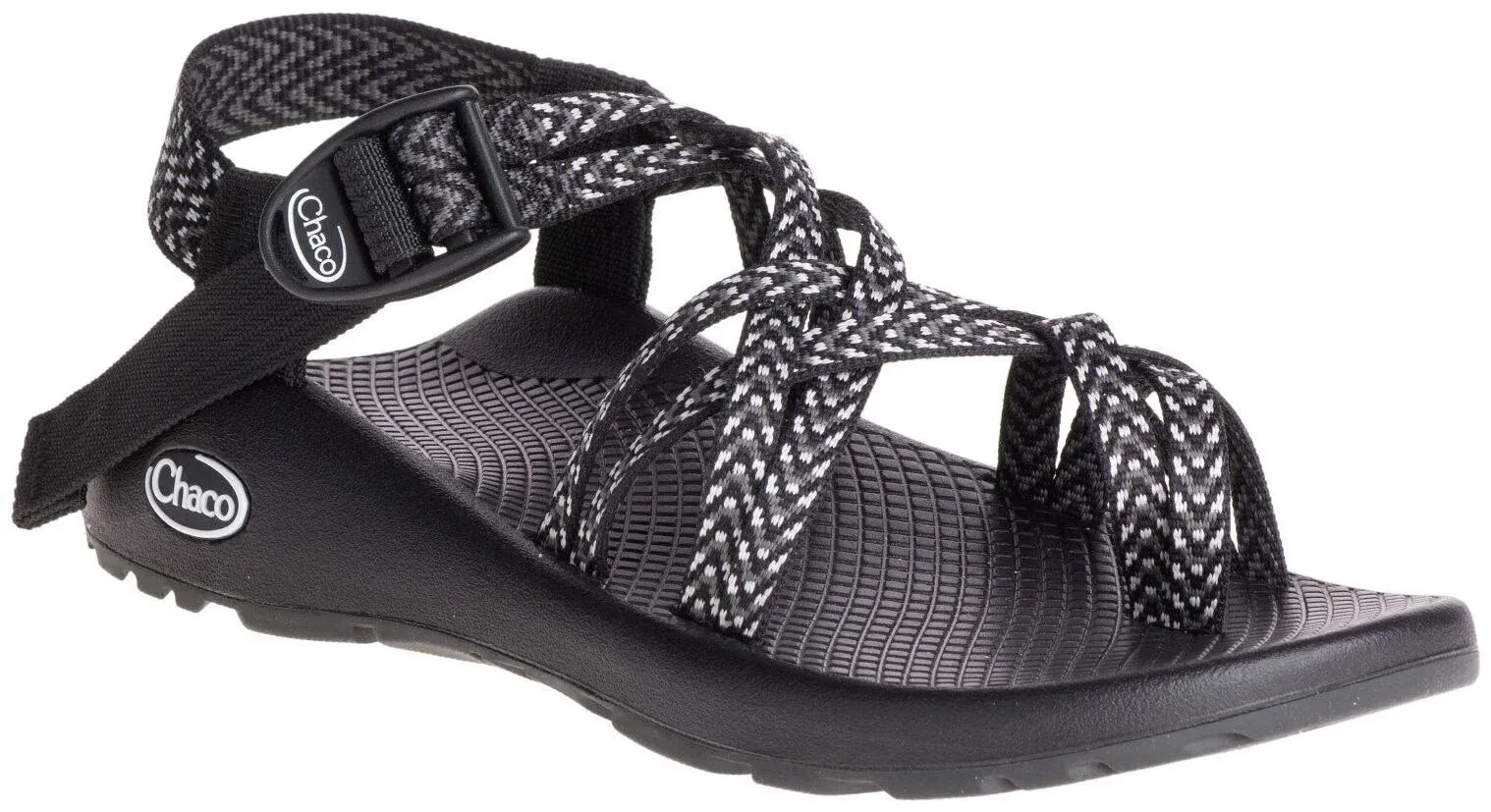 Chaco Womens ZX/2 Classic, With Toe Loop, Outdoor Sandal, Black 12 M