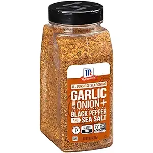 McCor Mick Garlic Onion Black Pepper Sea Salt Seasoning