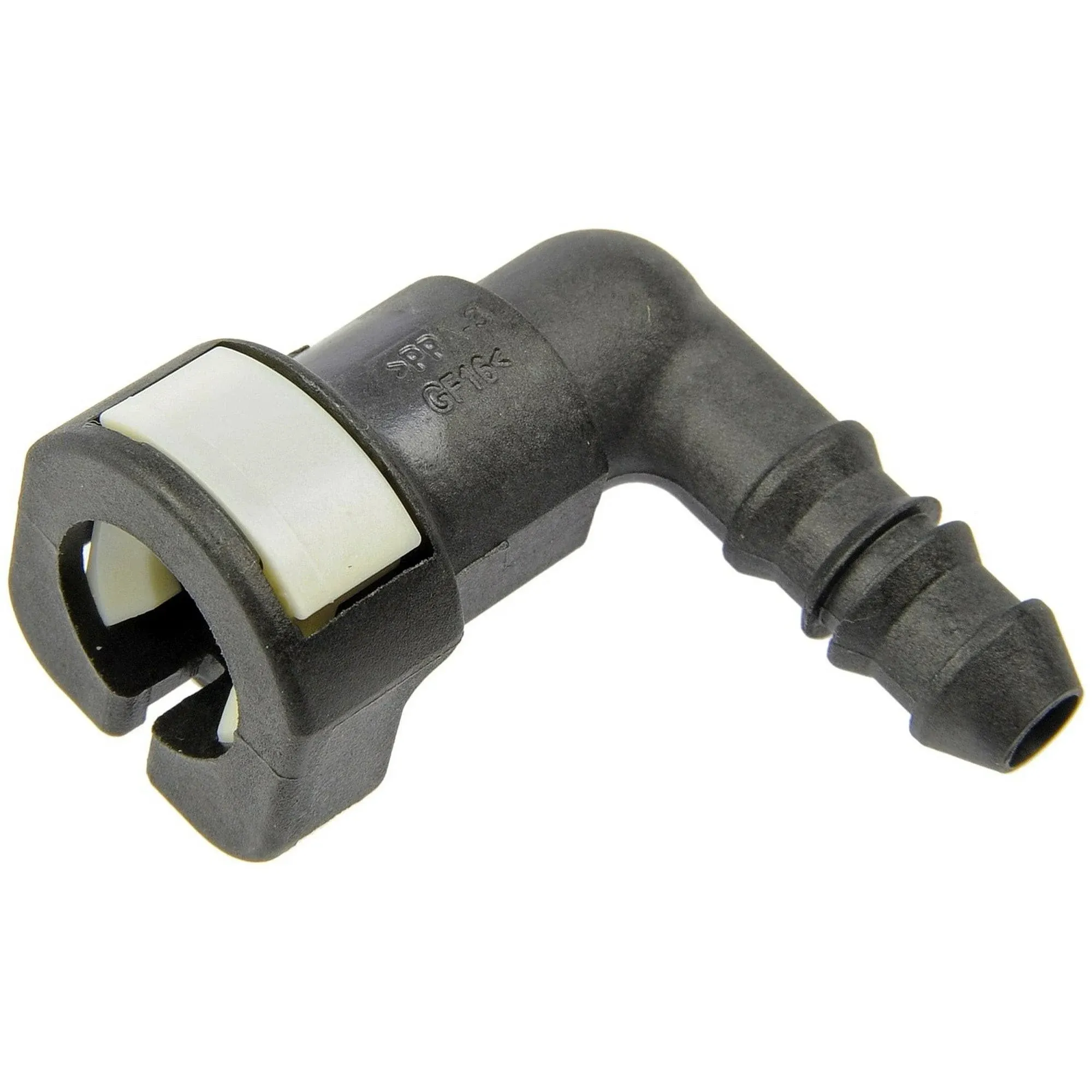 Dorman 800-123 Fuel Line Retaining Clip  5/16 In. Steel To 5/16 In. Nylon with 90 Degree Bend