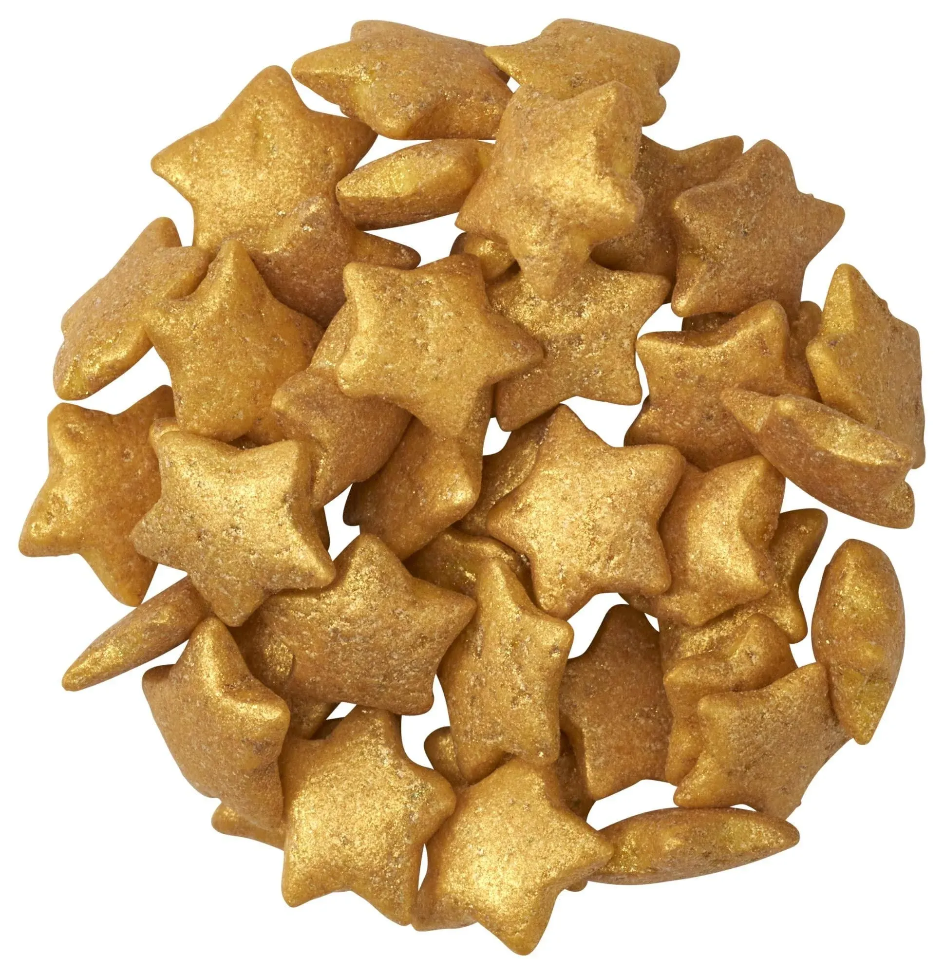 Decopac Gold Stars Quins Edible Cupcake Sprinkles Sugar Cake Decorations - 18.5 Ounce