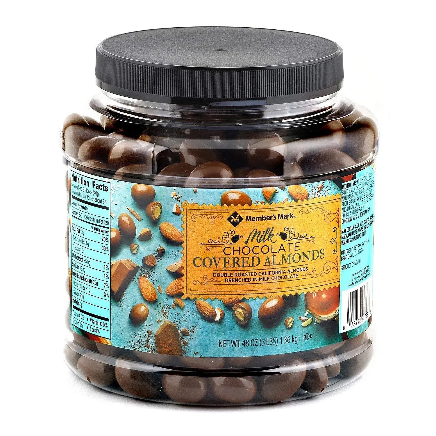 Member's Mark Milk Chocolate Almonds, 48 oz.