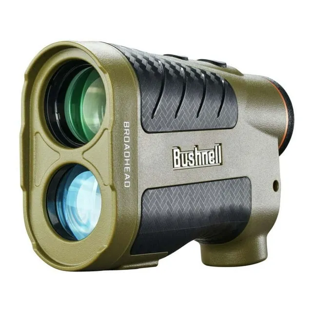 Bushnell Broadhead Hunting Laser Rangefinder 6x24mm Archery Range Finder for Bow Hunting with Angle Range Compensation, Weather Proof and Low Light DisplayBushnell Broadhead Hunting Laser Rangefinder 6x24mm…