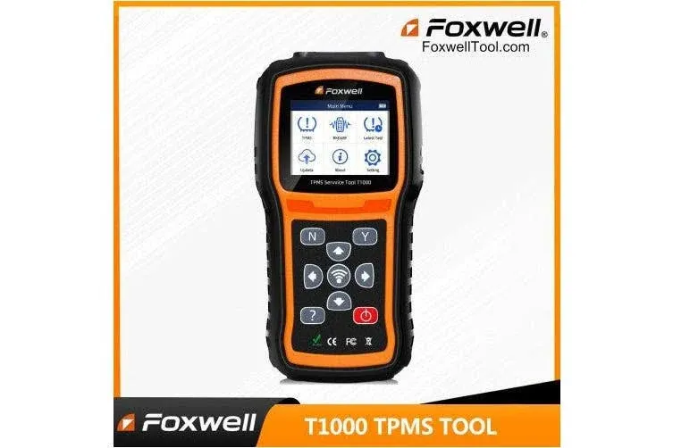 Foxwell TPMS Sensor Relearn Tool T1000-tpms Programming Tool with TPMS Sensor ...