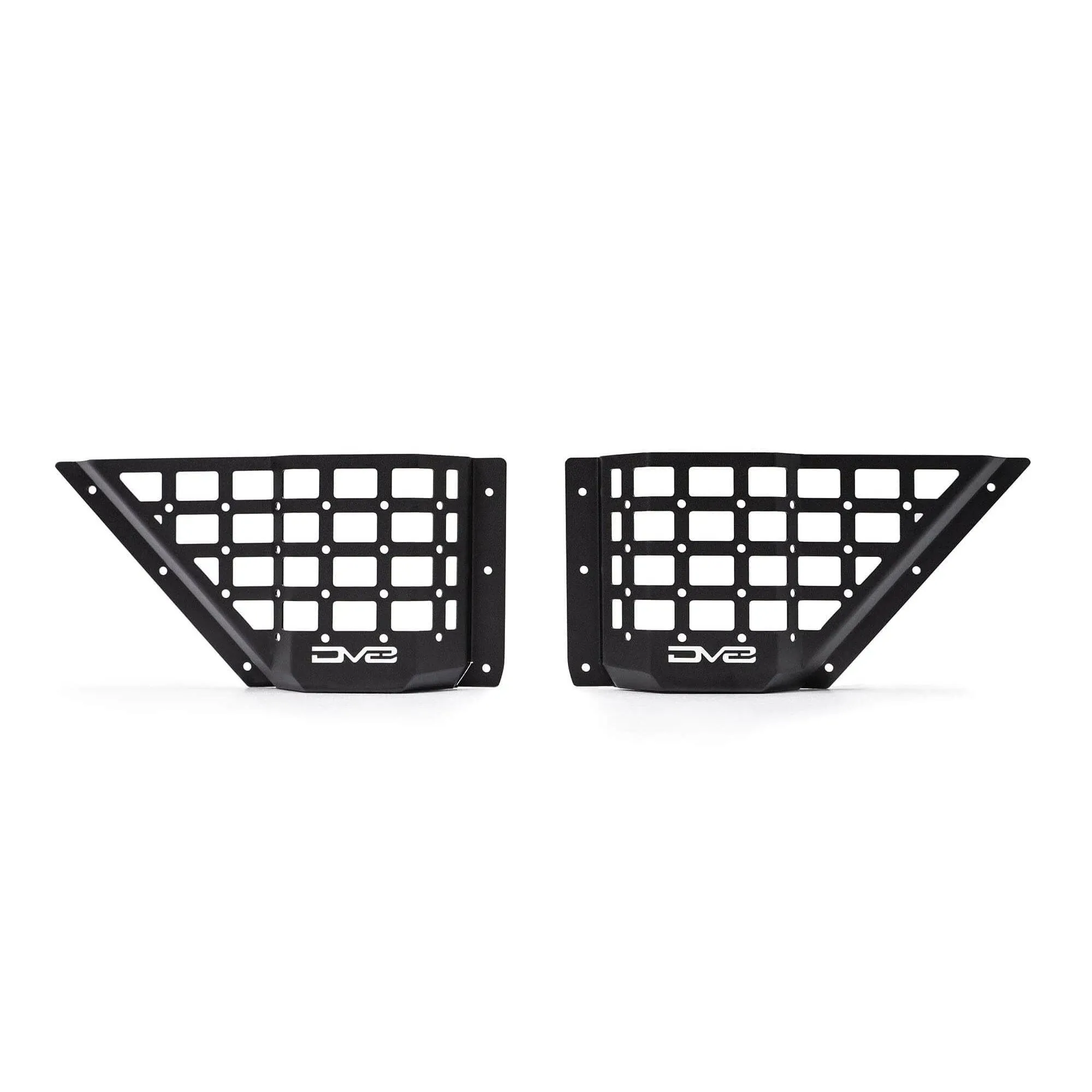 DV8 Offroad Front Door Pocket Molle Panels for 2021+ Ford Bronco 6th Gen | Driver & Passenger Side Pair | Increased Capacity of Door Pockets | Compatible with Molle Accessories