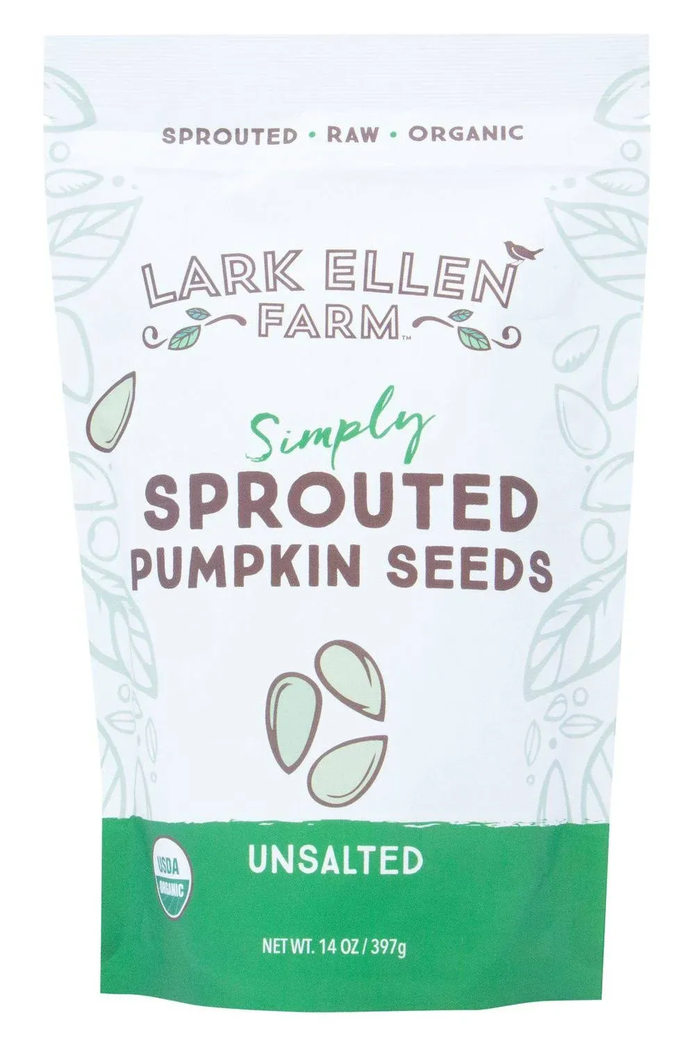 Lark Ellen Farm Organic Sprouted Styrian Pumpkin Seeds