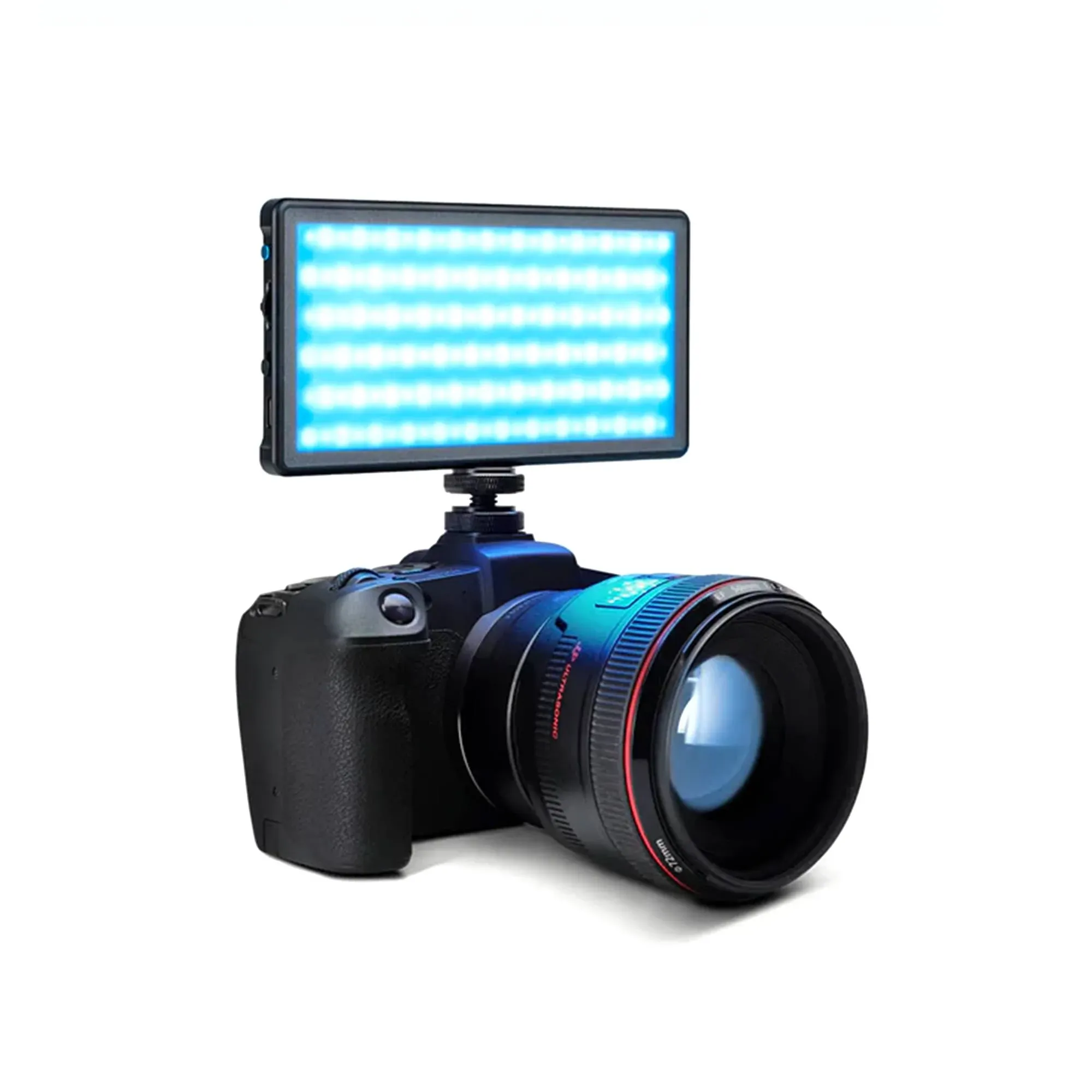 Lume Cube Panel Pro 2.0 RGB Camera Light | for Photography & Videography, fits Sony, Nikon, Canon, Panasonic, Fuji, and More | Bluetooth App, Adjustable Color, Camera Mount & Diffuser Included