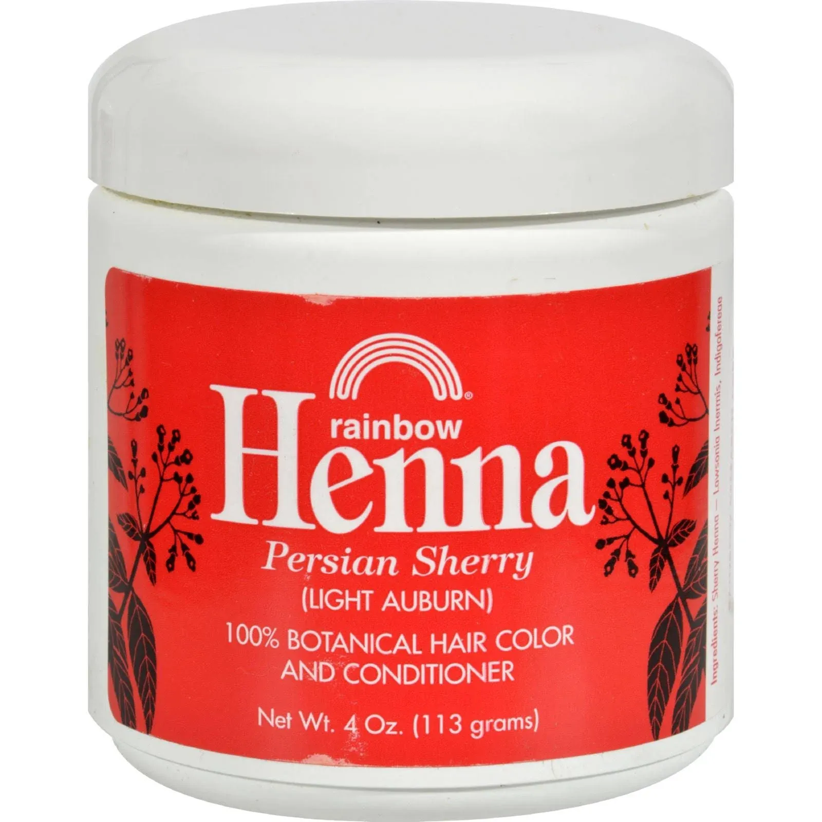 Rainbow Research Henna Hair Color and Conditioner, Persian Sherry - 4 oz jar