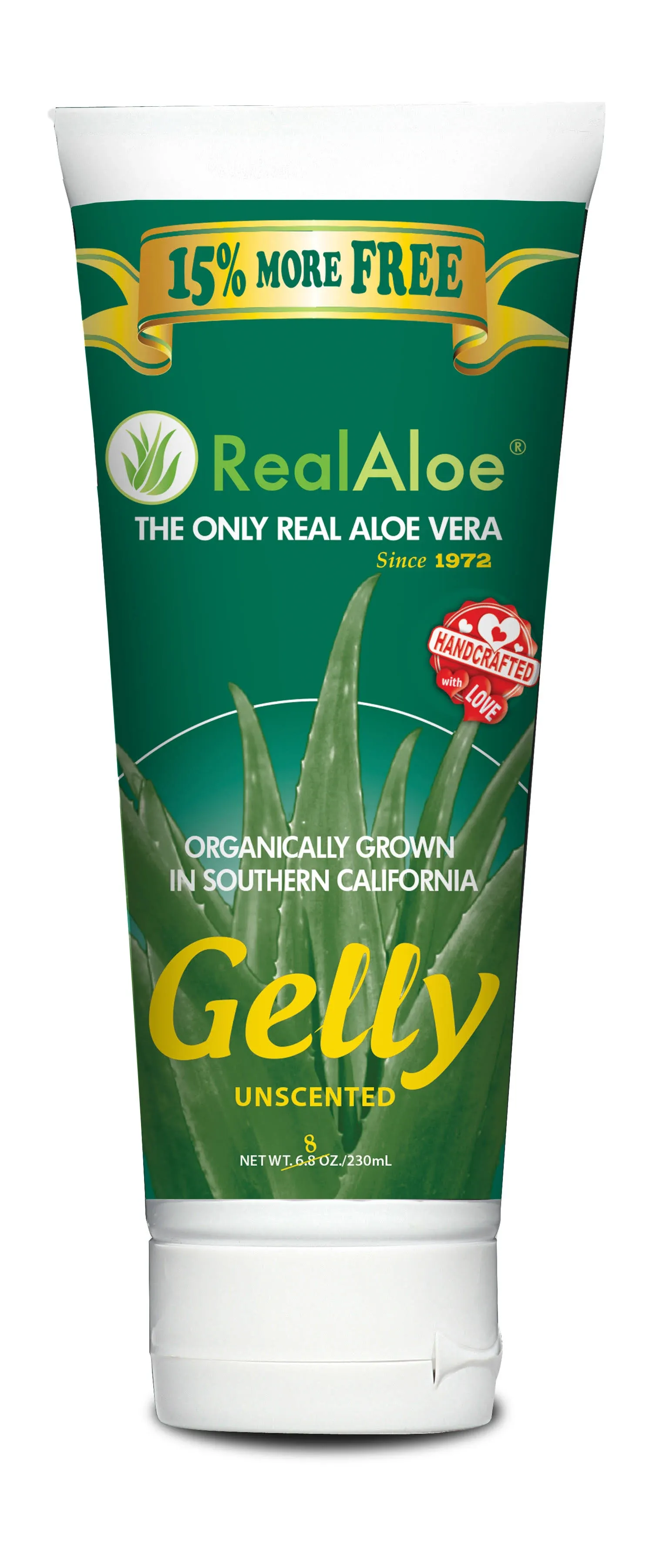 Real Aloe Unscented Aloe Vera Gelly 6.8 oz