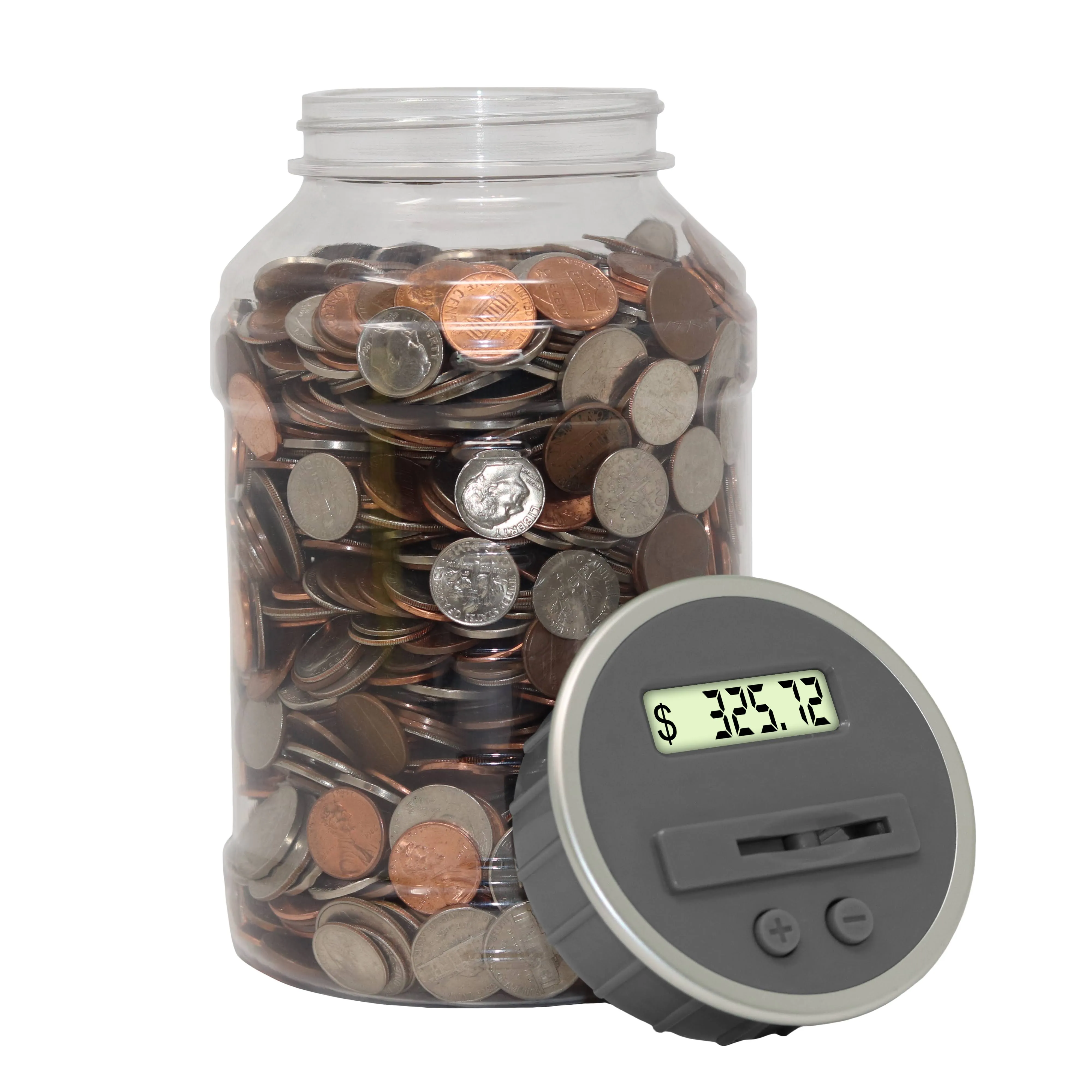 Digital Coin Bank Savings Jar by de - Automatic Coin Counter Totals