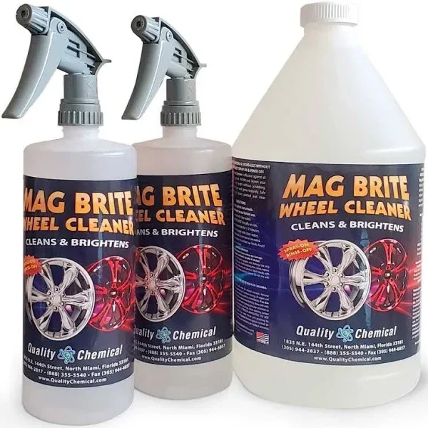  Mag Brite / Acid Wheel and Rim Cleaner / 1 Gallon Combo