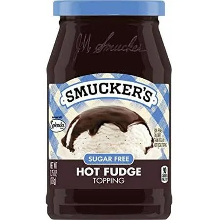 Smucker's Hot Fudge Topping, 15.5 Ounces (Pack of 6), Microwavable Squeeze Bottle