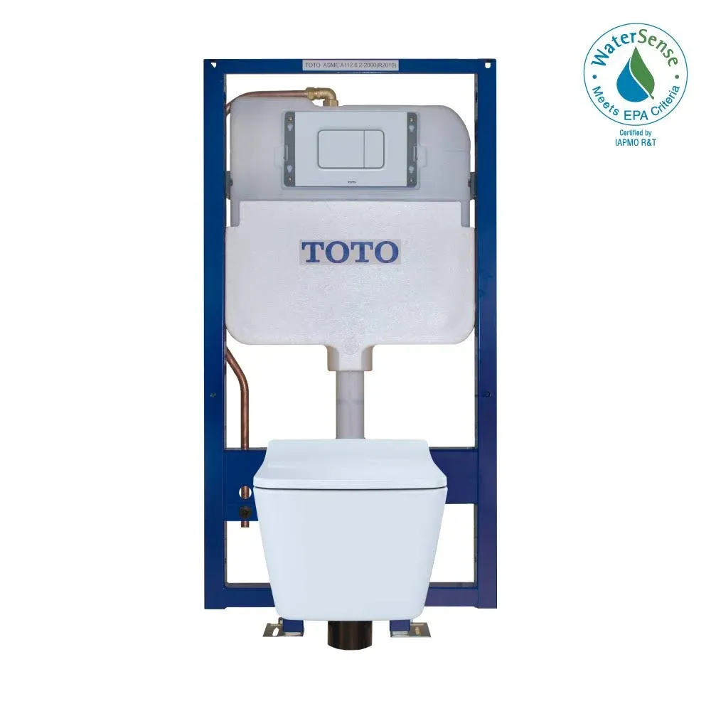 Toto SP Wall-Hung Square-Shaped Dual-Flush Tank System