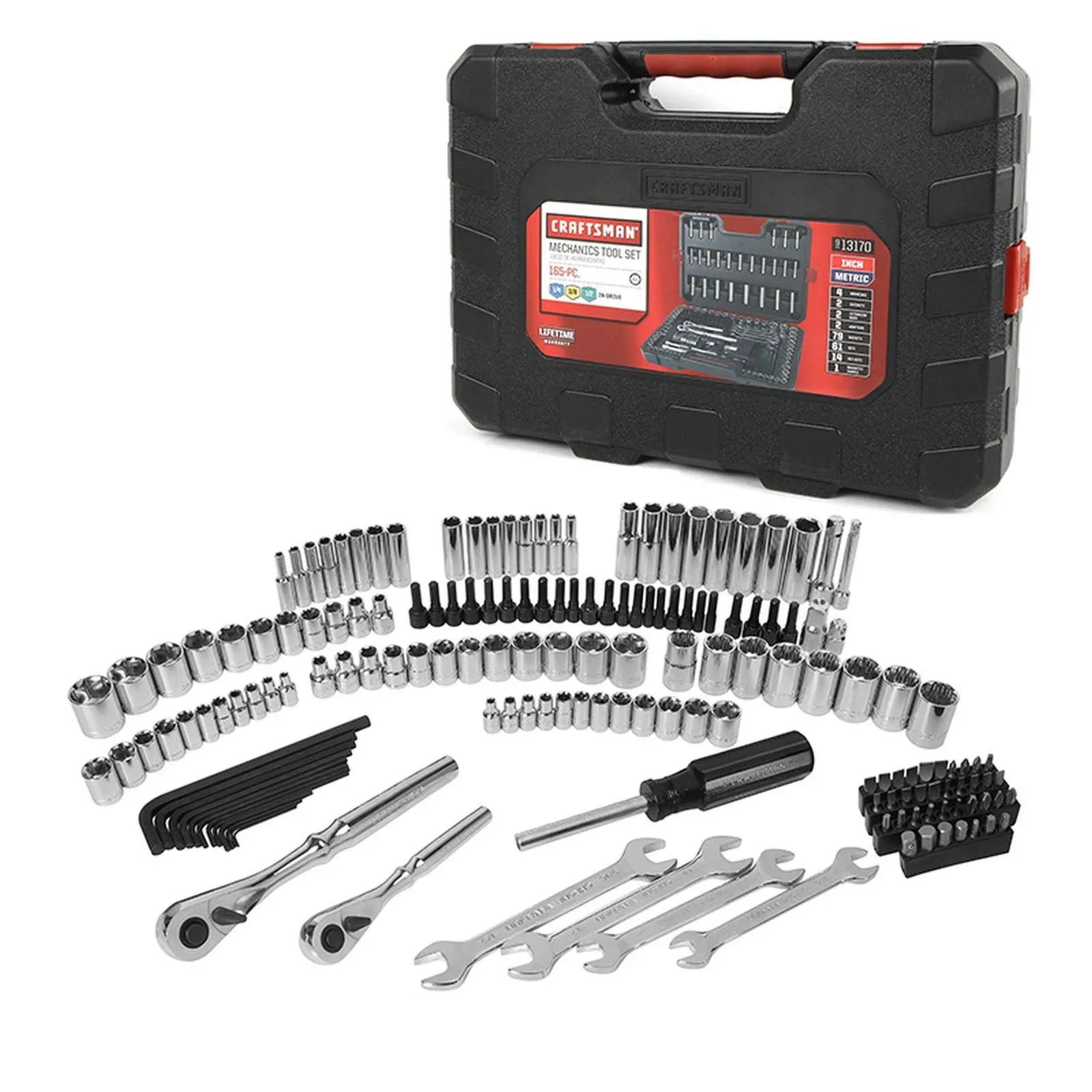 Craftsman 165 PC Mechanics Tool Set