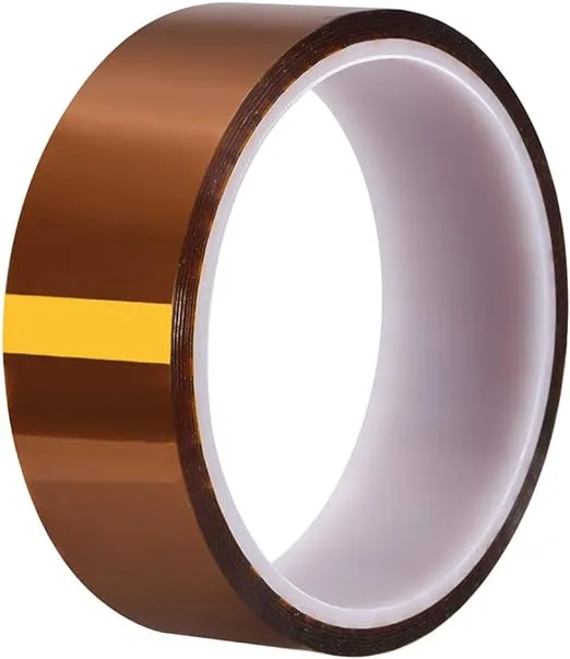 uxcell Heat Resistant Tape - High Temperature Heat Transfer Tape Polyimide Film Adhesive Tape 30mm x 27m(88ft)