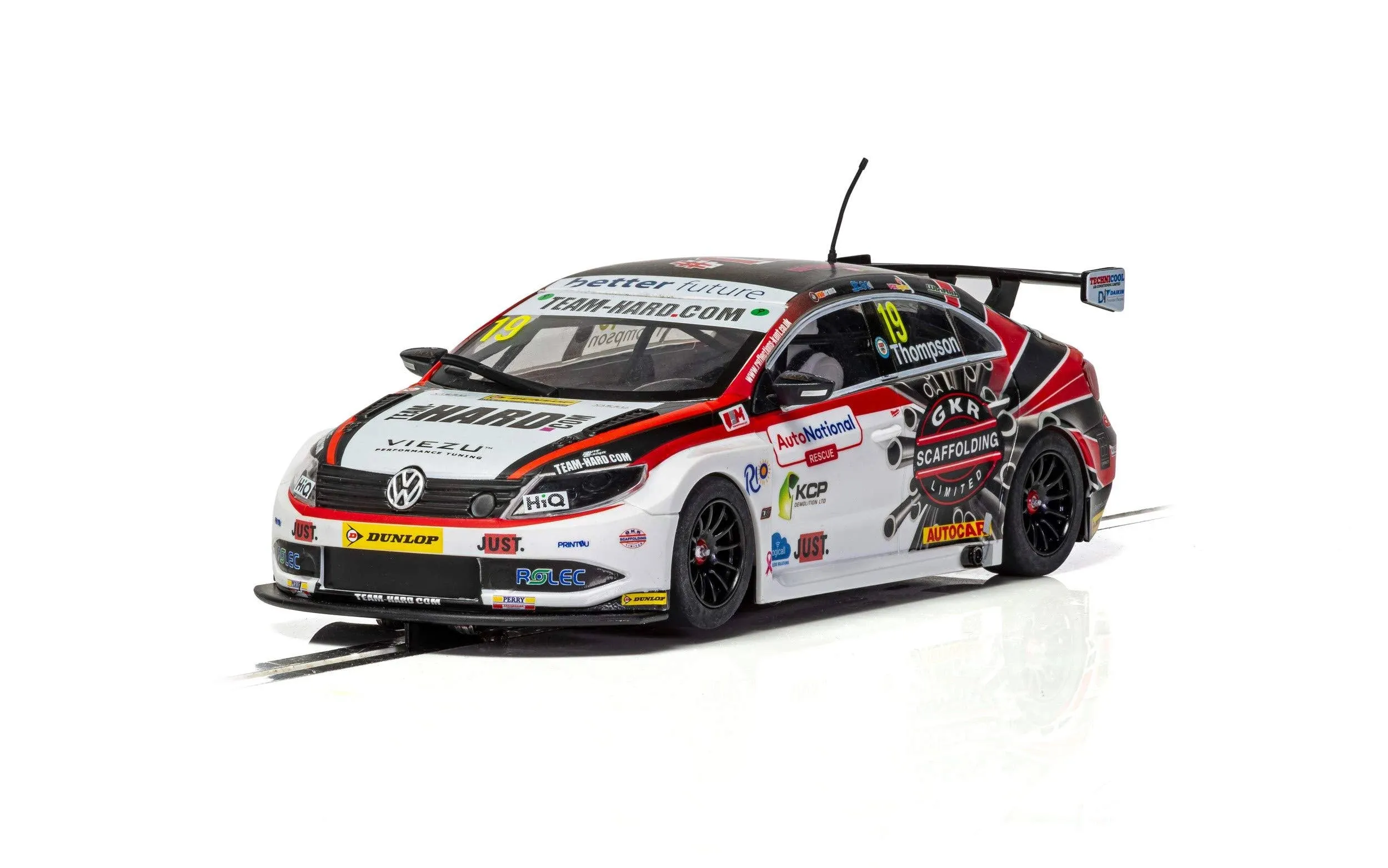 Scalextric C4016 VW Passat CC Team Hard BTCC 2018 – Bobby Thompson