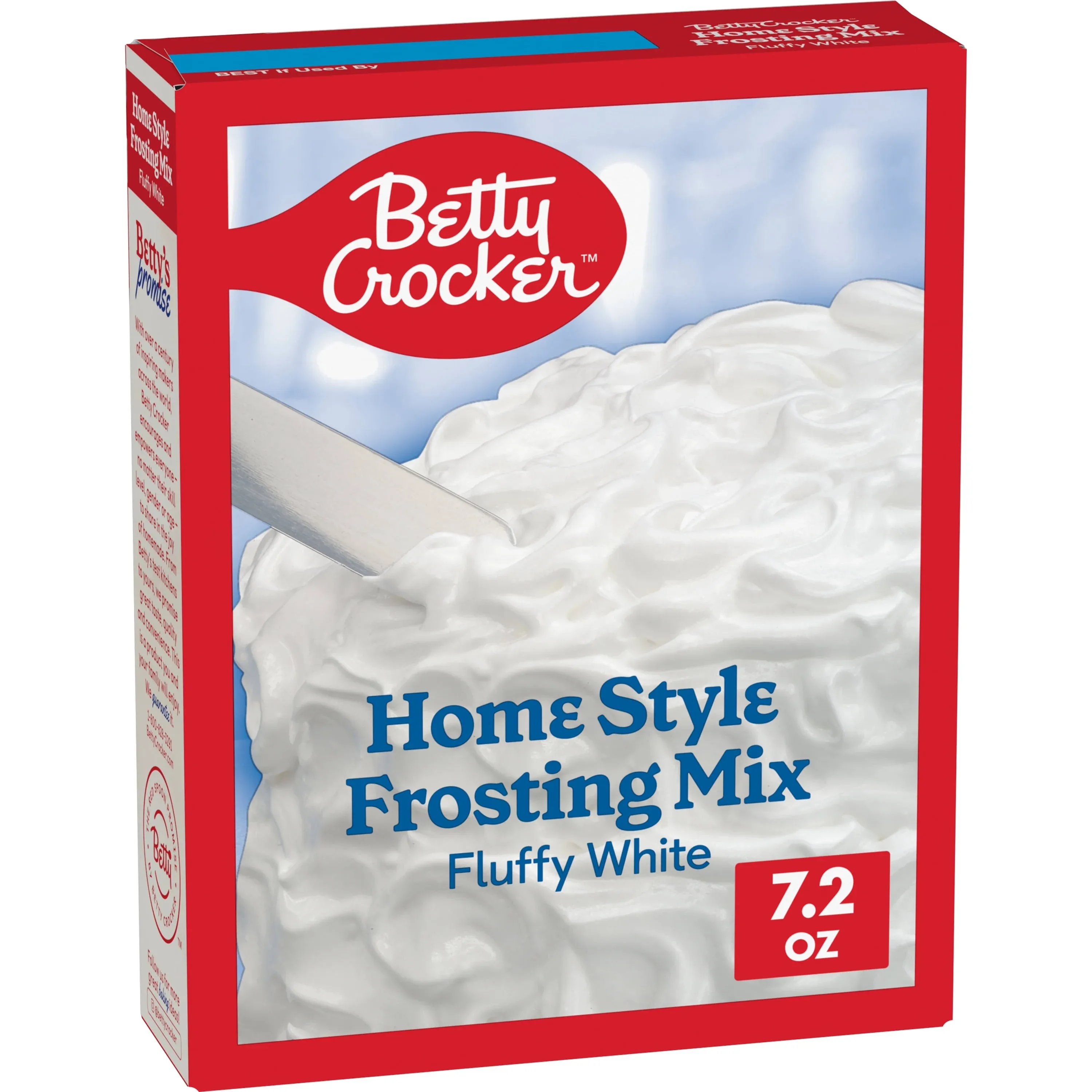 Betty Crocker HomeStyle Fluffy White Frosting Mix, 7.2 oz.