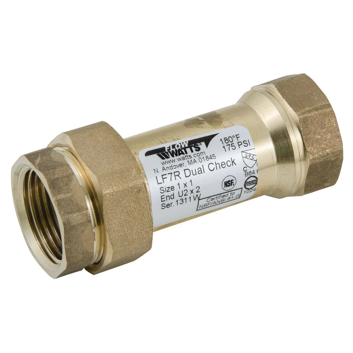 Watts Dual Check Valve LF7RU2-2