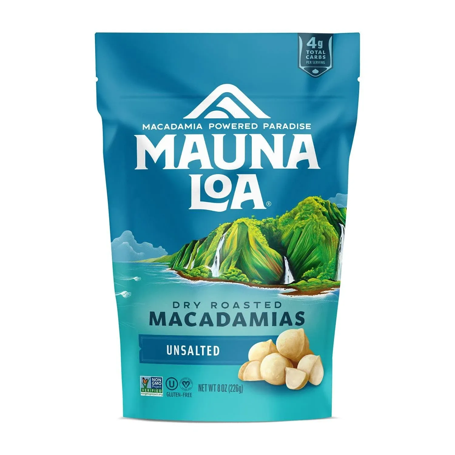 Flavored Macadamias - Unsalted Small Bag