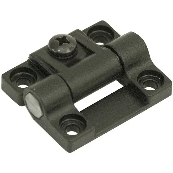 Adjustable Torque Position Control Hinge with Holes, Acetal Copolymer, 1.69&#034; Lea