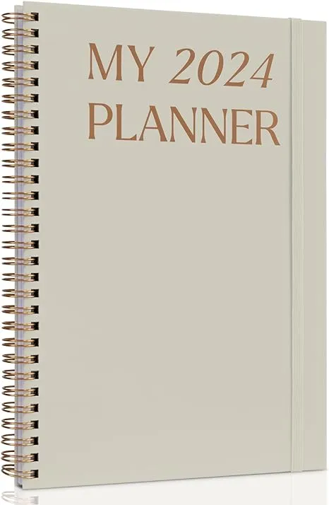 Simplified 2024 Daily Planner - Beautiful 7&#034; x 10&#034; Daily Planner for Women or...