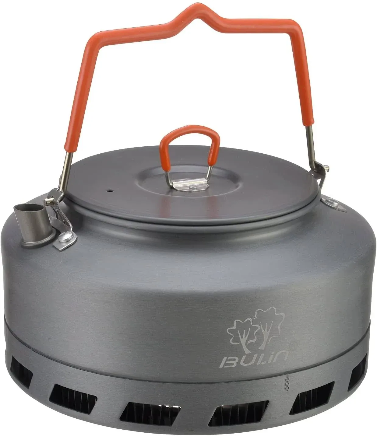 Bulin 1.6L/2.2L Camping Kettle Aluminum Alloy Open Campfire Coffee Tea Pot Fast Heating Outdoor Gear for Boiling Water Ultralight Portable Hiking Picnic Travel