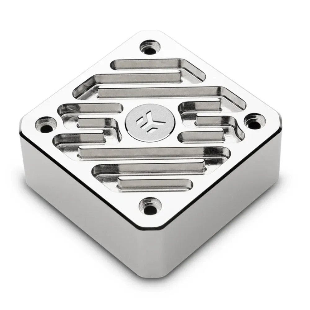 EK-Quantum Convection DDC Pump Premium CNC Machined Aluminium Cover - Nickel