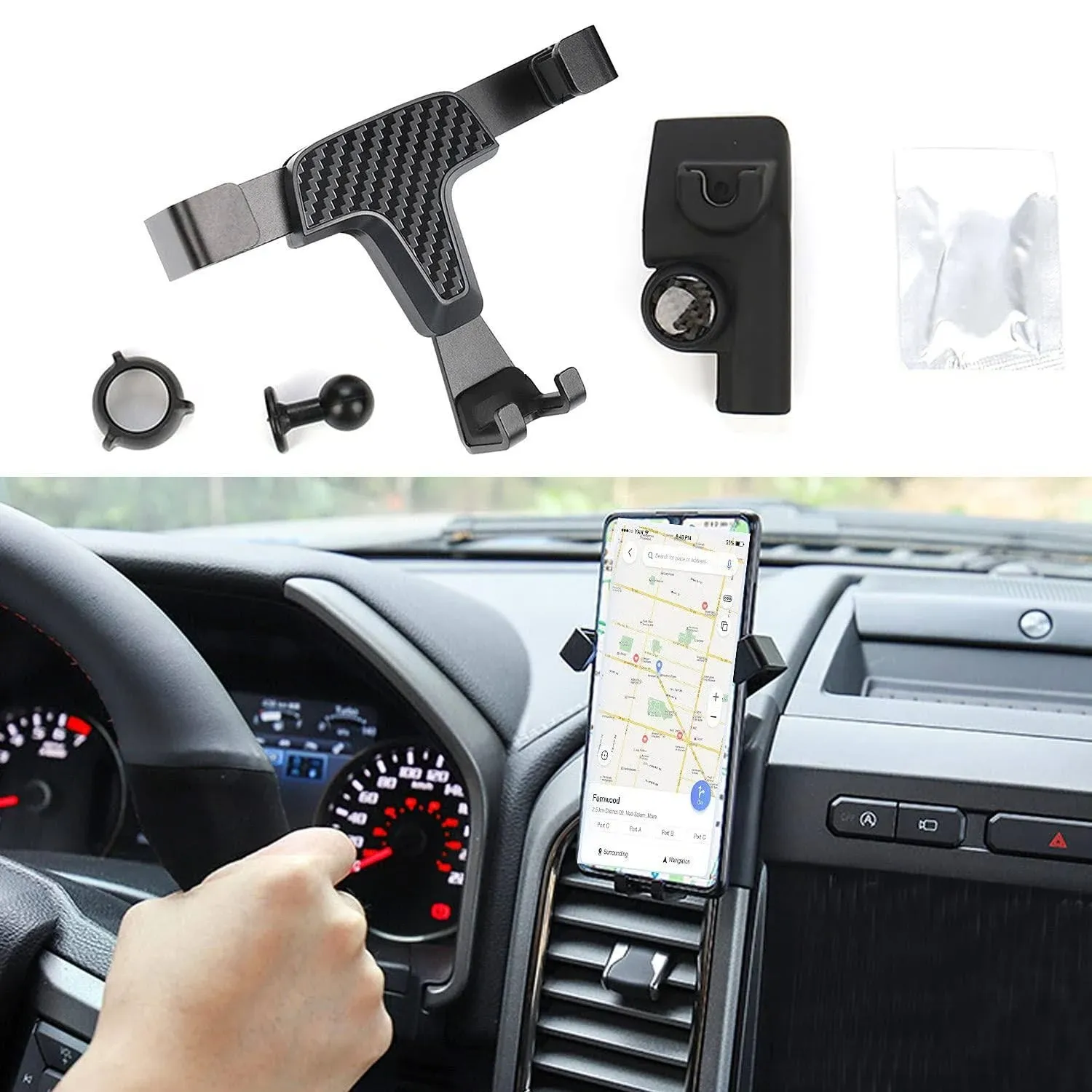 Keptrim Phone Holder for 2015-2020 Ford F150